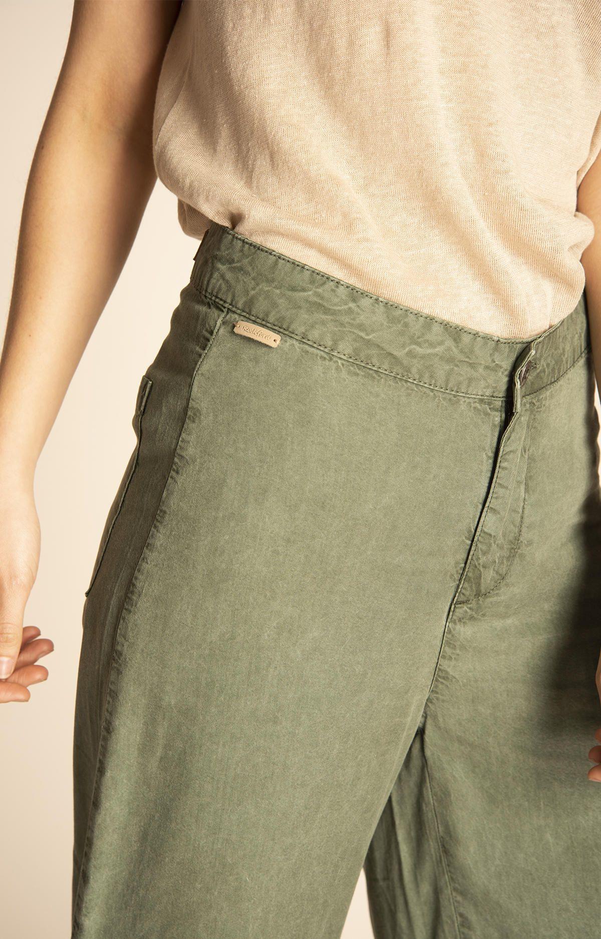 Jeans Tencel Mujer Julieta Verde-4
