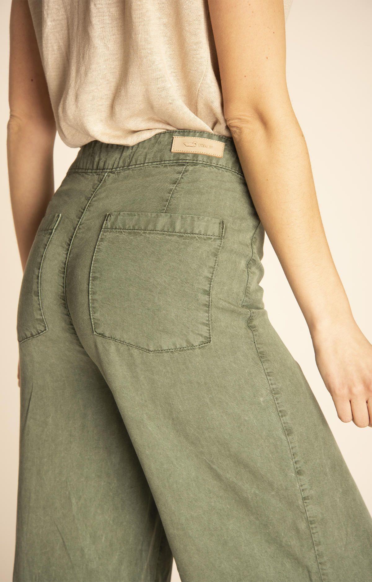 Jeans Tencel Mujer Julieta Verde-5