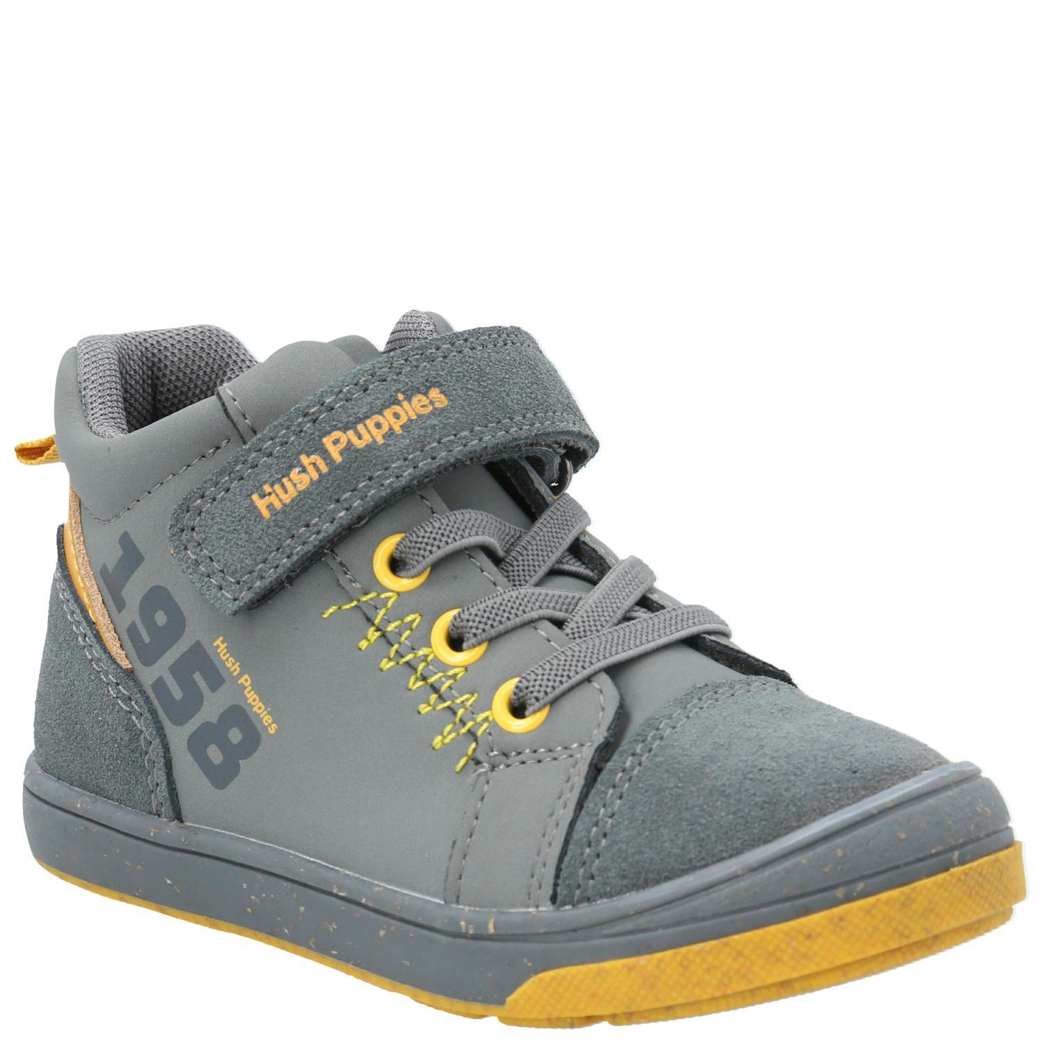 Botín Cuero Niño Broke Gris-0