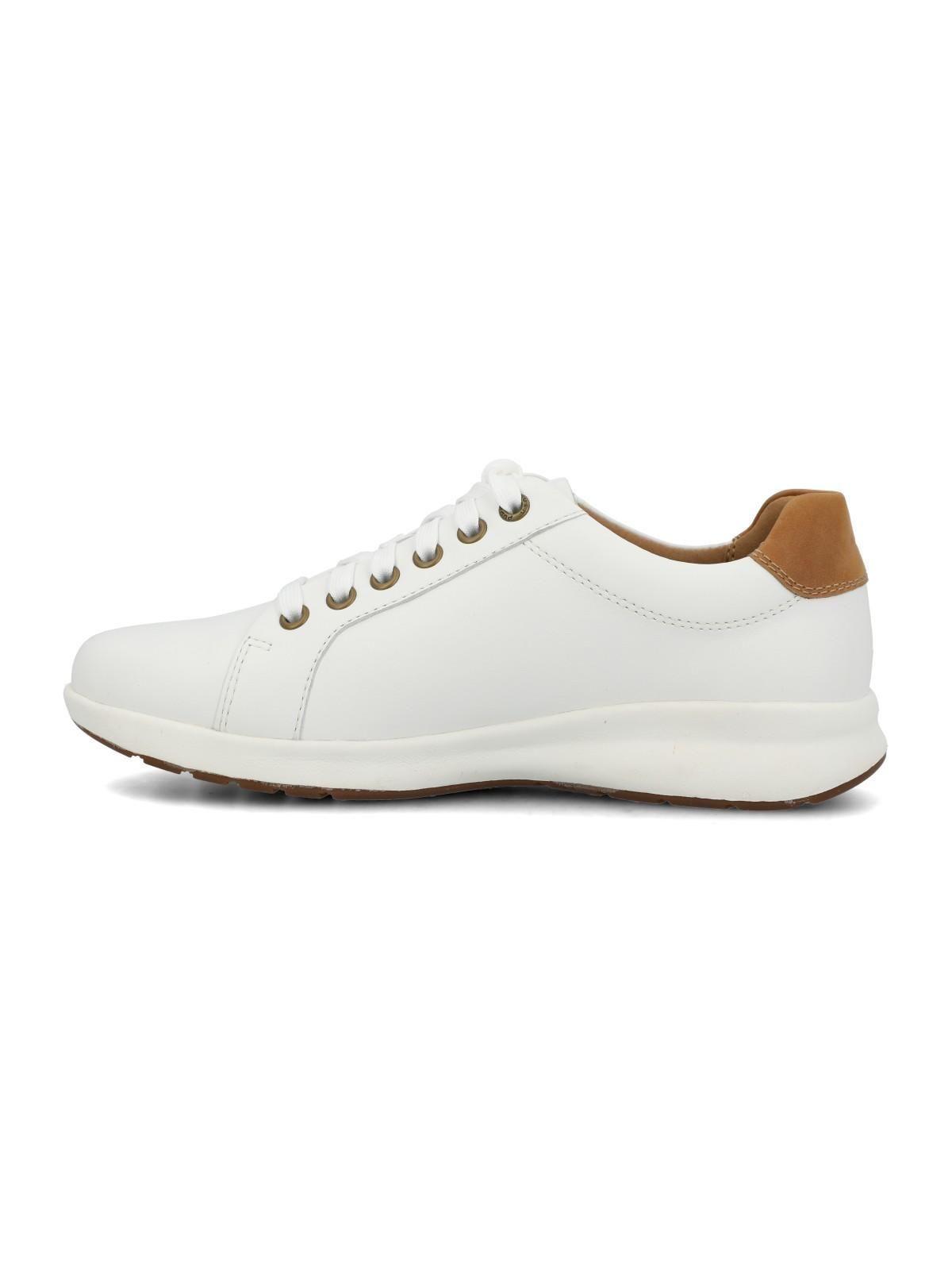 Zapatilla Cuero Mujer Spinal Laceup Blanca-4
