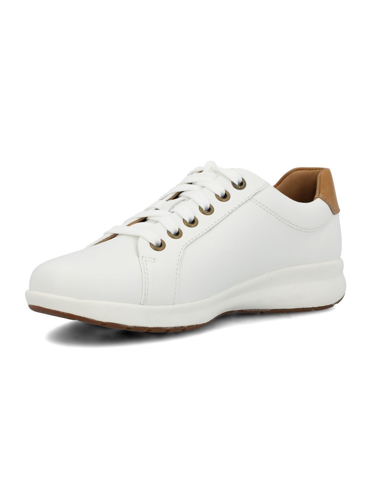 Zapatilla Cuero Mujer Spinal Laceup Blanca-5