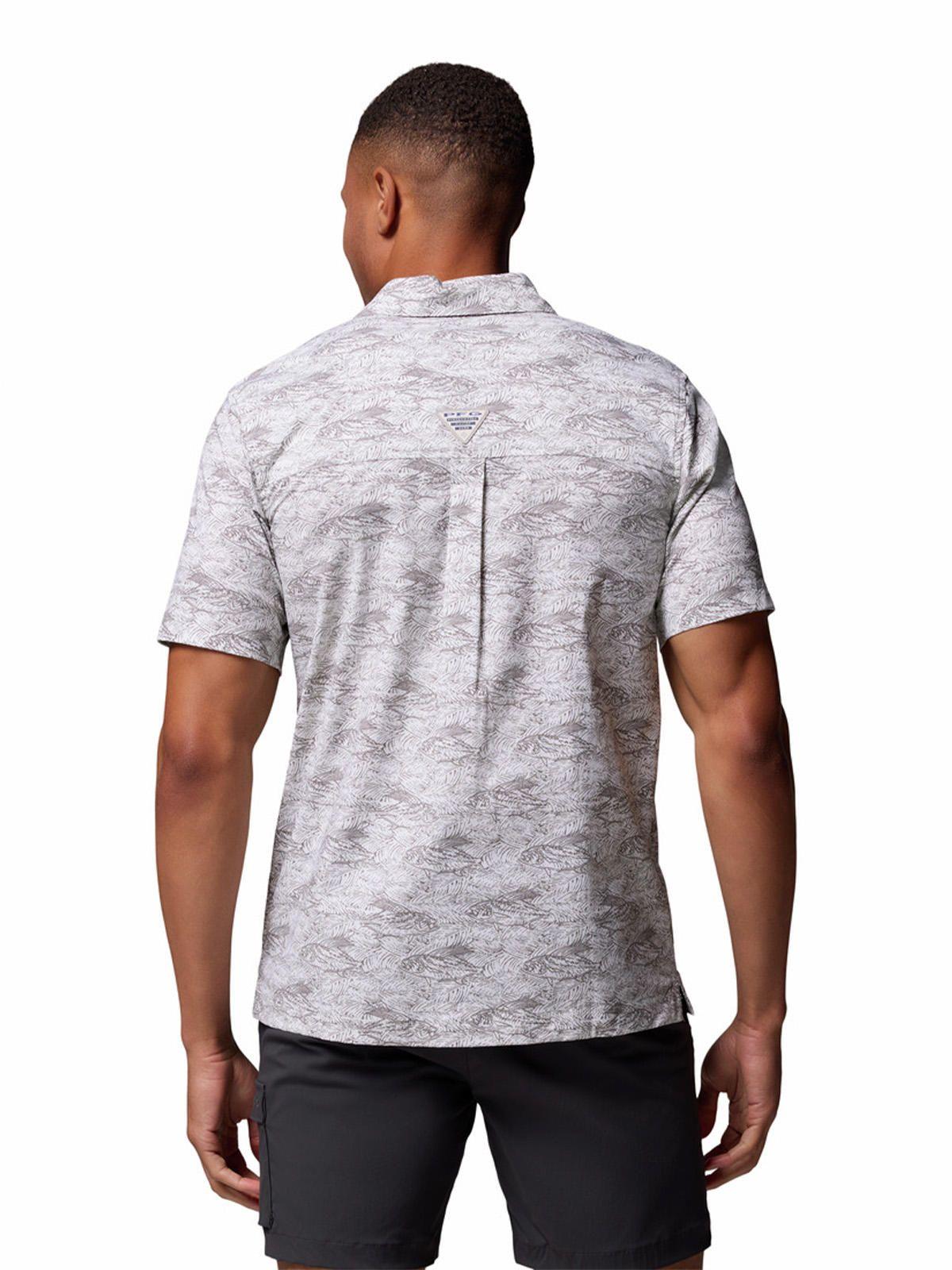 Camisa Manga Corta Hombre Wild Cast Camp Gris-5