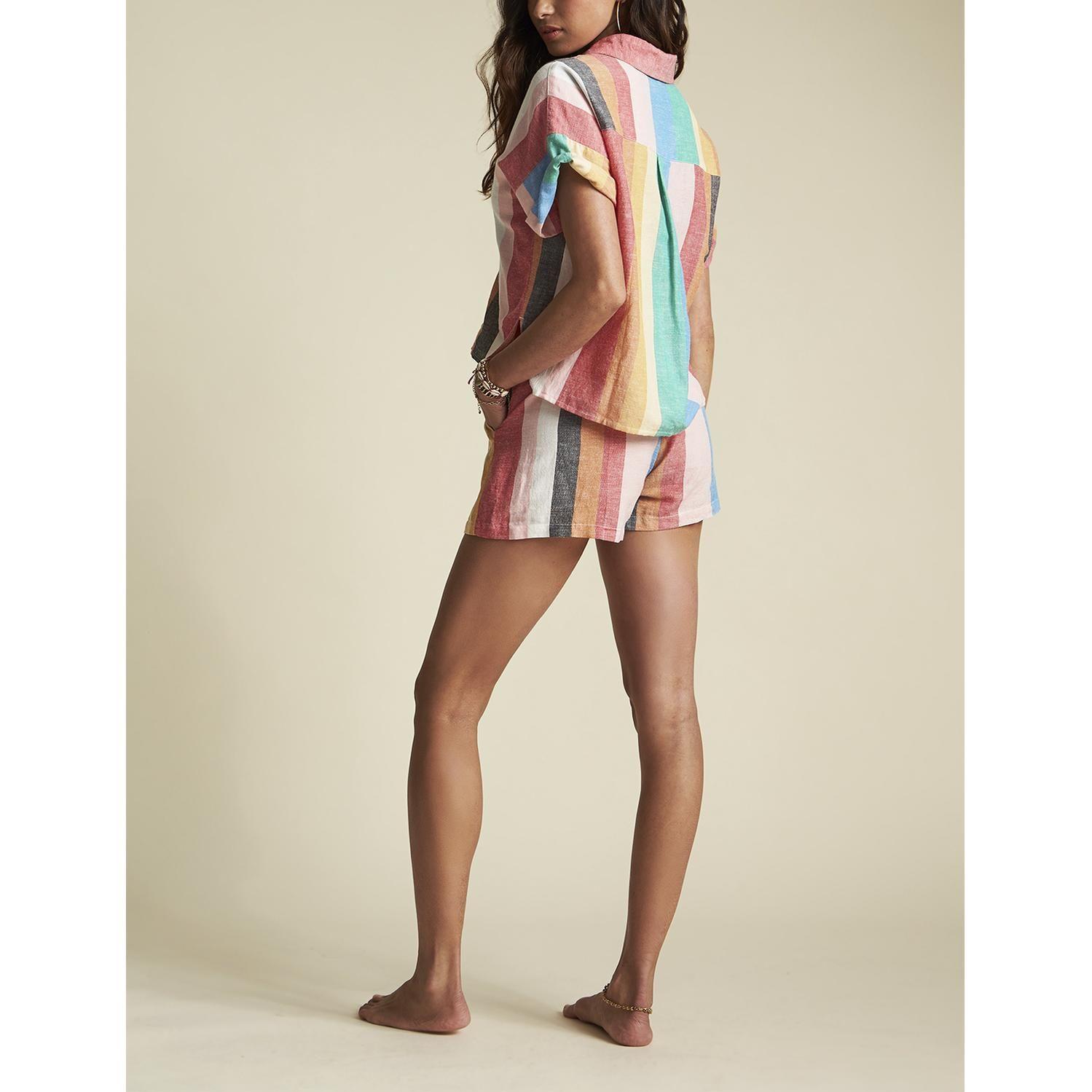 Blusa M/C  Santorini Dreams Multicolor Mujer-2