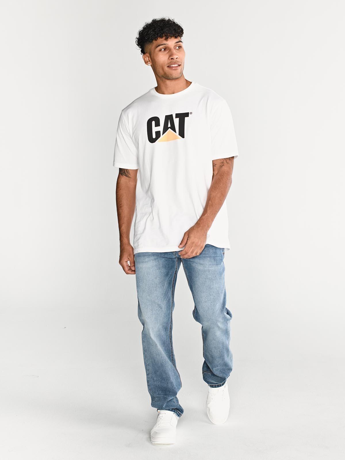 Jeans Rectos Tribllend StretchHombre Azul Claro-1