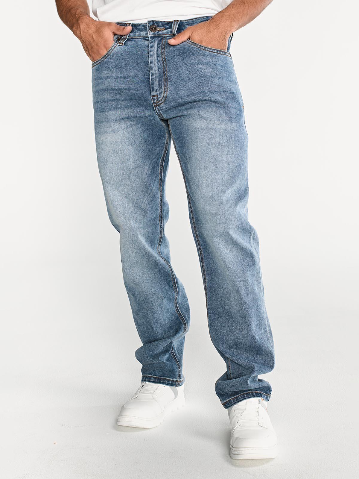 Jeans Rectos Tribllend StretchHombre Azul Claro-9
