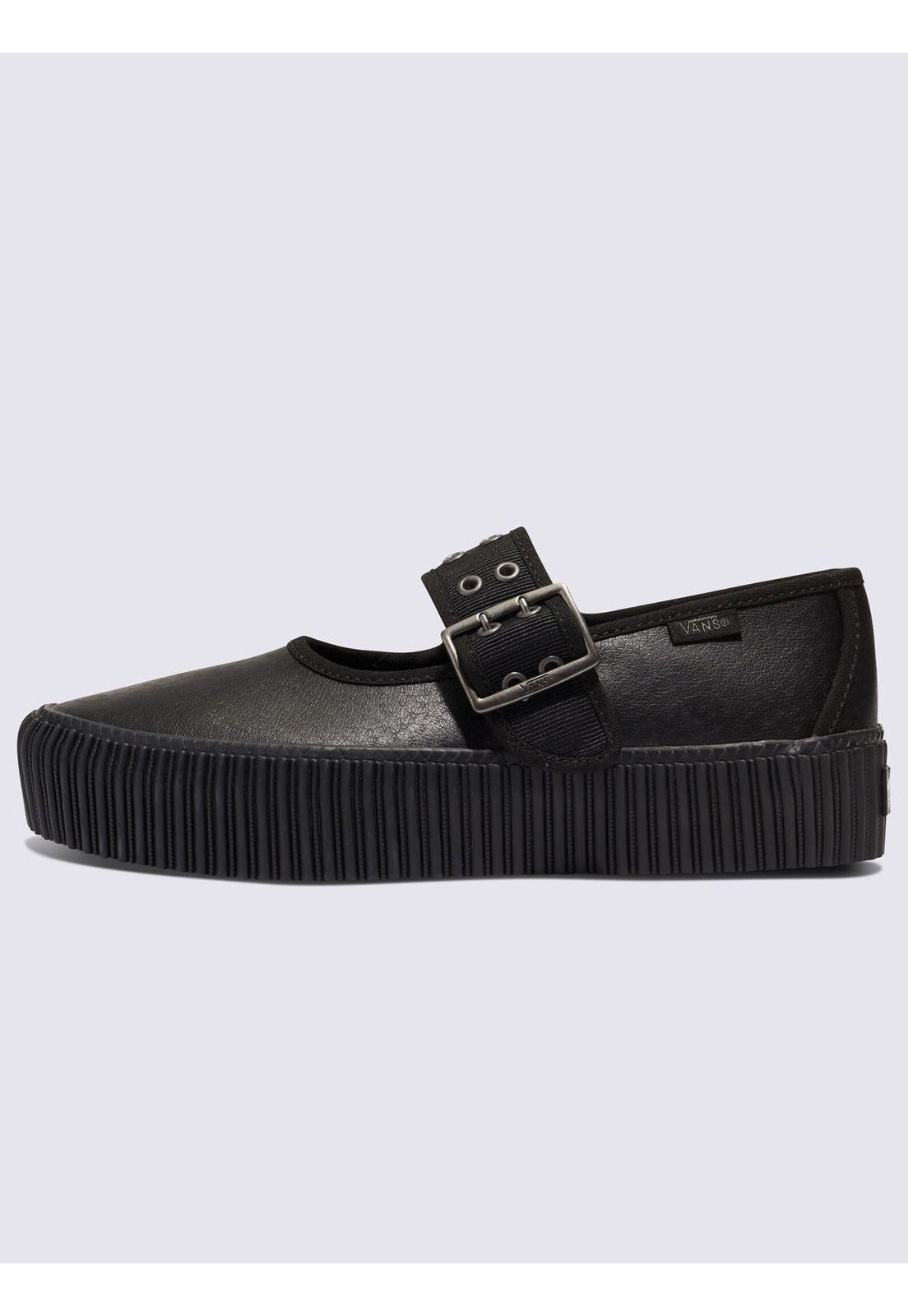 Zapatilla Urbana Mujer Mary Jane Creeper Negro-1