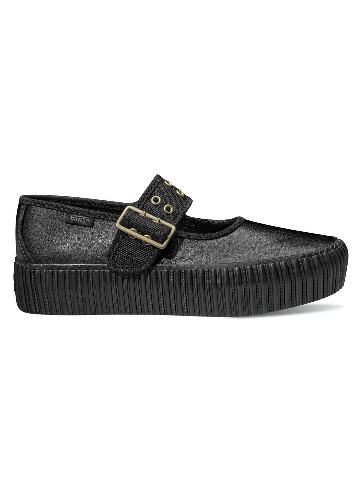 Zapatilla Urbana Mujer Mary Jane Creeper Negro-0