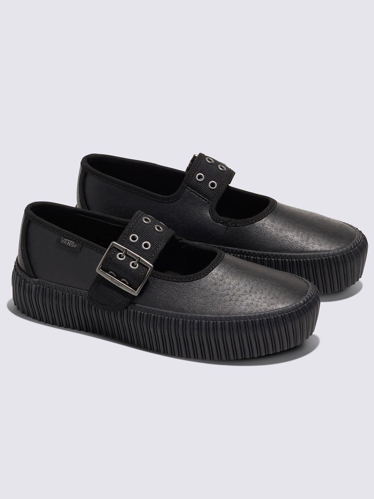 Zapatilla Urbana Mujer Mary Jane Creeper Negro-1