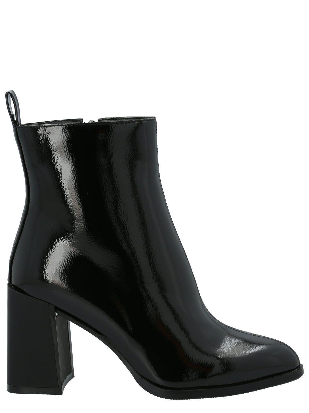 Botín Mujer Heel Negro-1