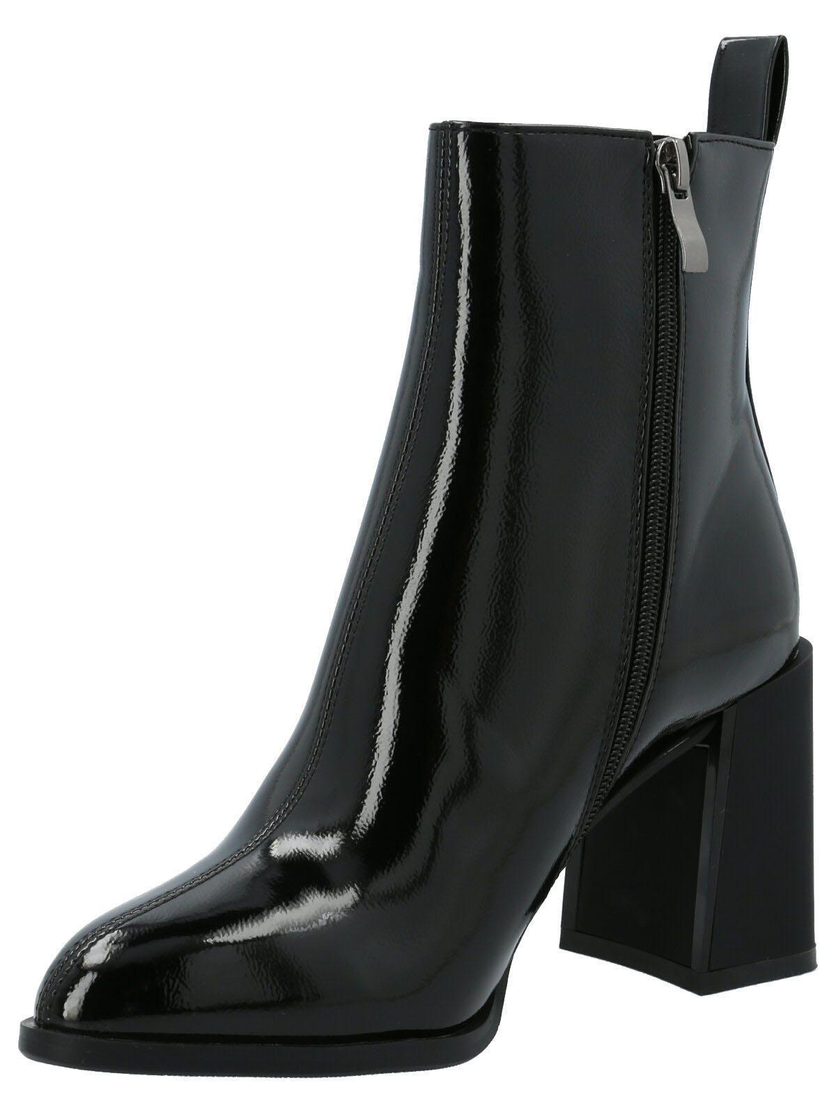 Botín Mujer Heel Negro-4