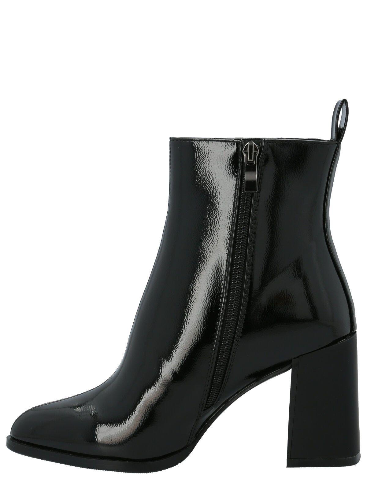 Botín Mujer Heel Negro-5