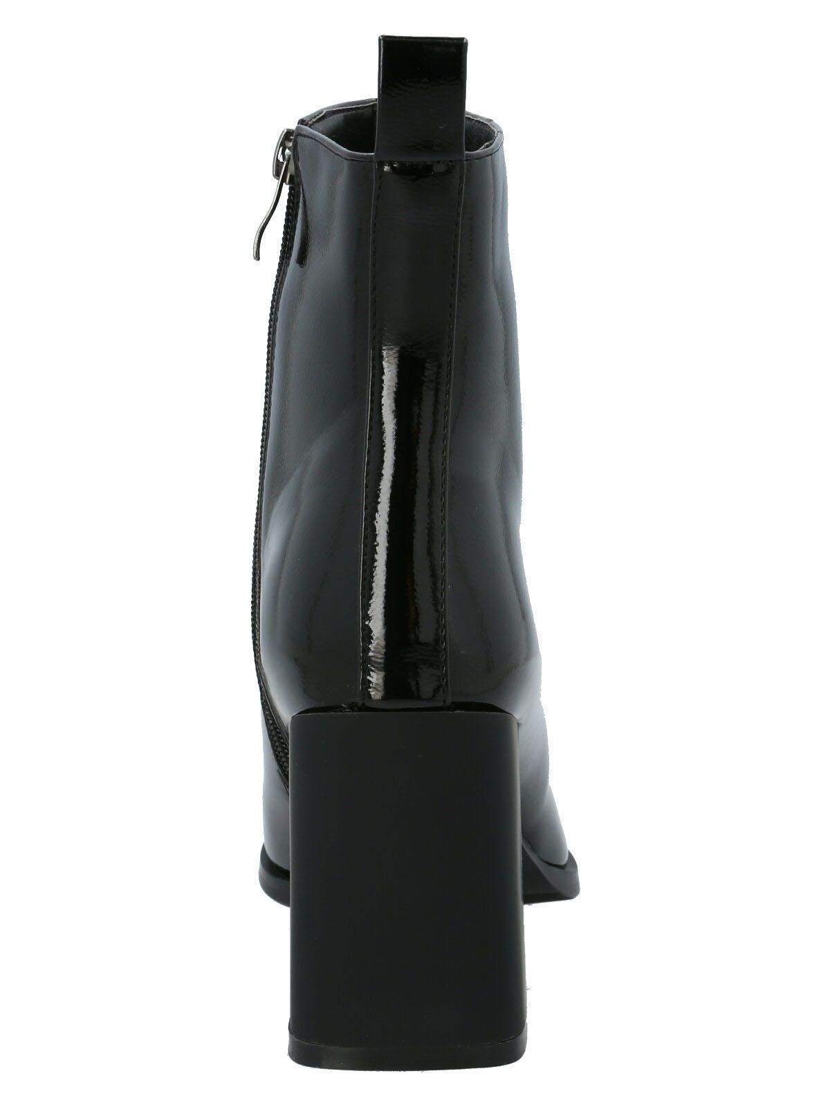 Botín Mujer Heel Negro-6