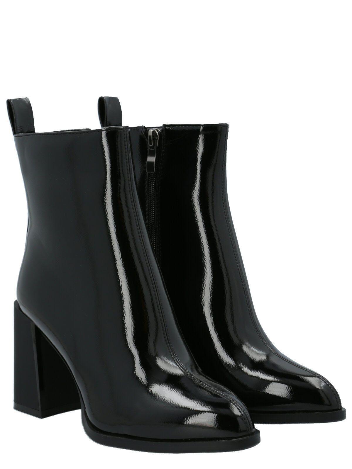 Botín Mujer Heel Negro-8