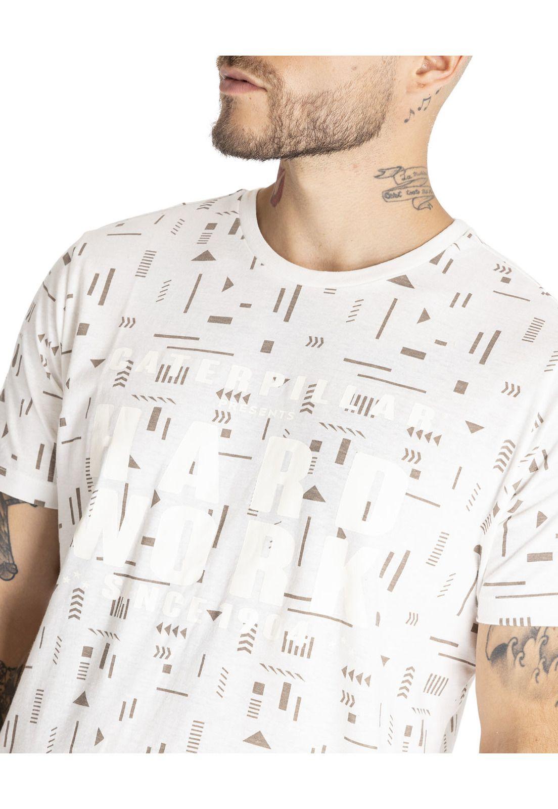 Polera Hombre Foundation Hard Work Crema-4