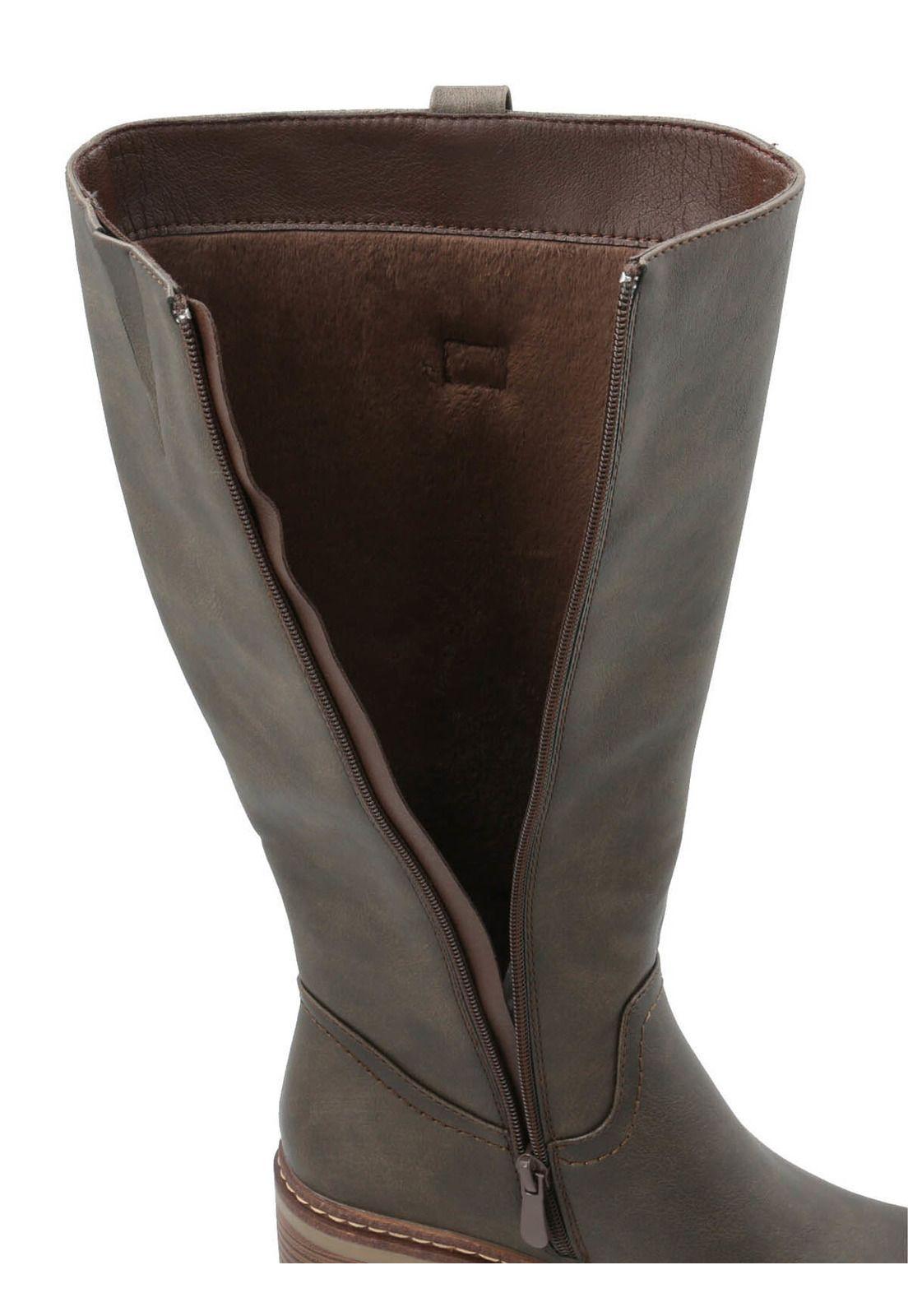 Bota Estade Mujer Café-8