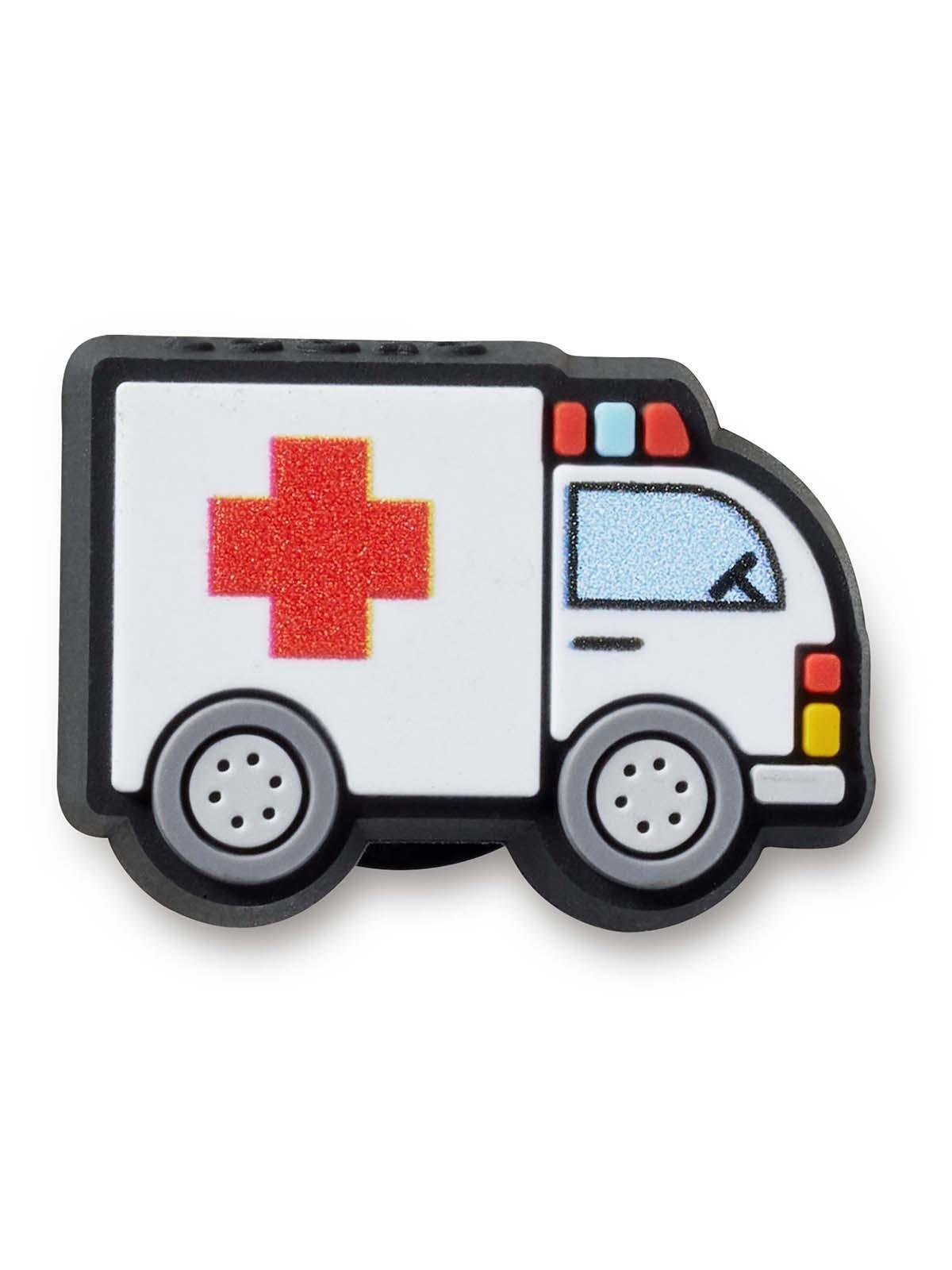 Jibbitz Crocs Mini Ambulancia Blanco-0