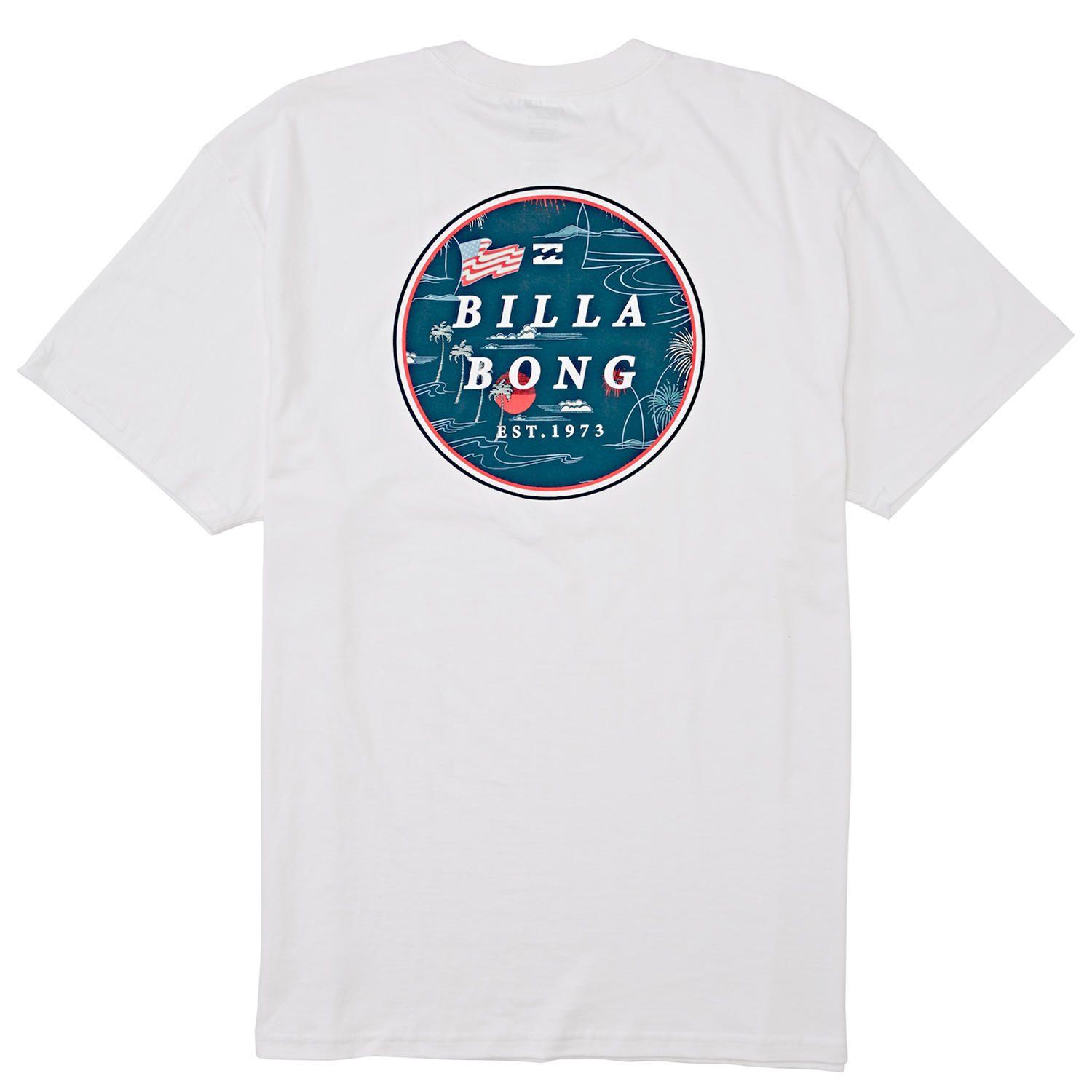 Polera M/C ROTOR Blanco Billabong-2