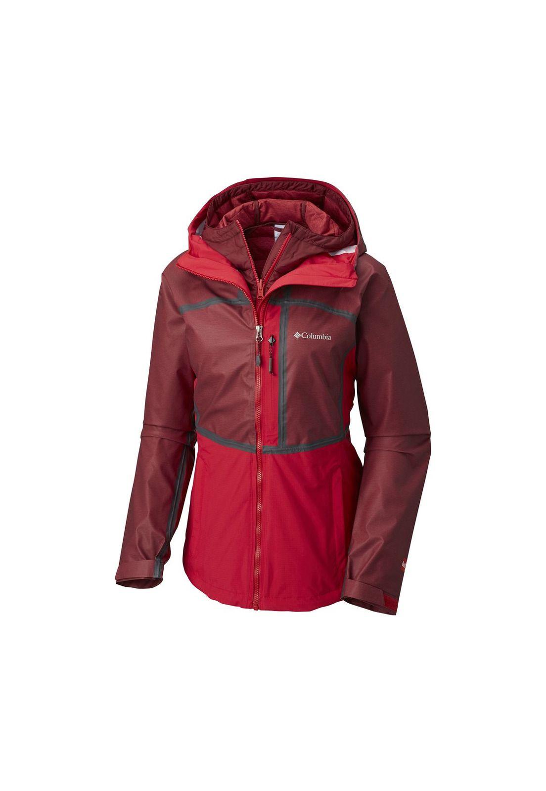 Parka Outdry Rogue Interchange Rojo-0