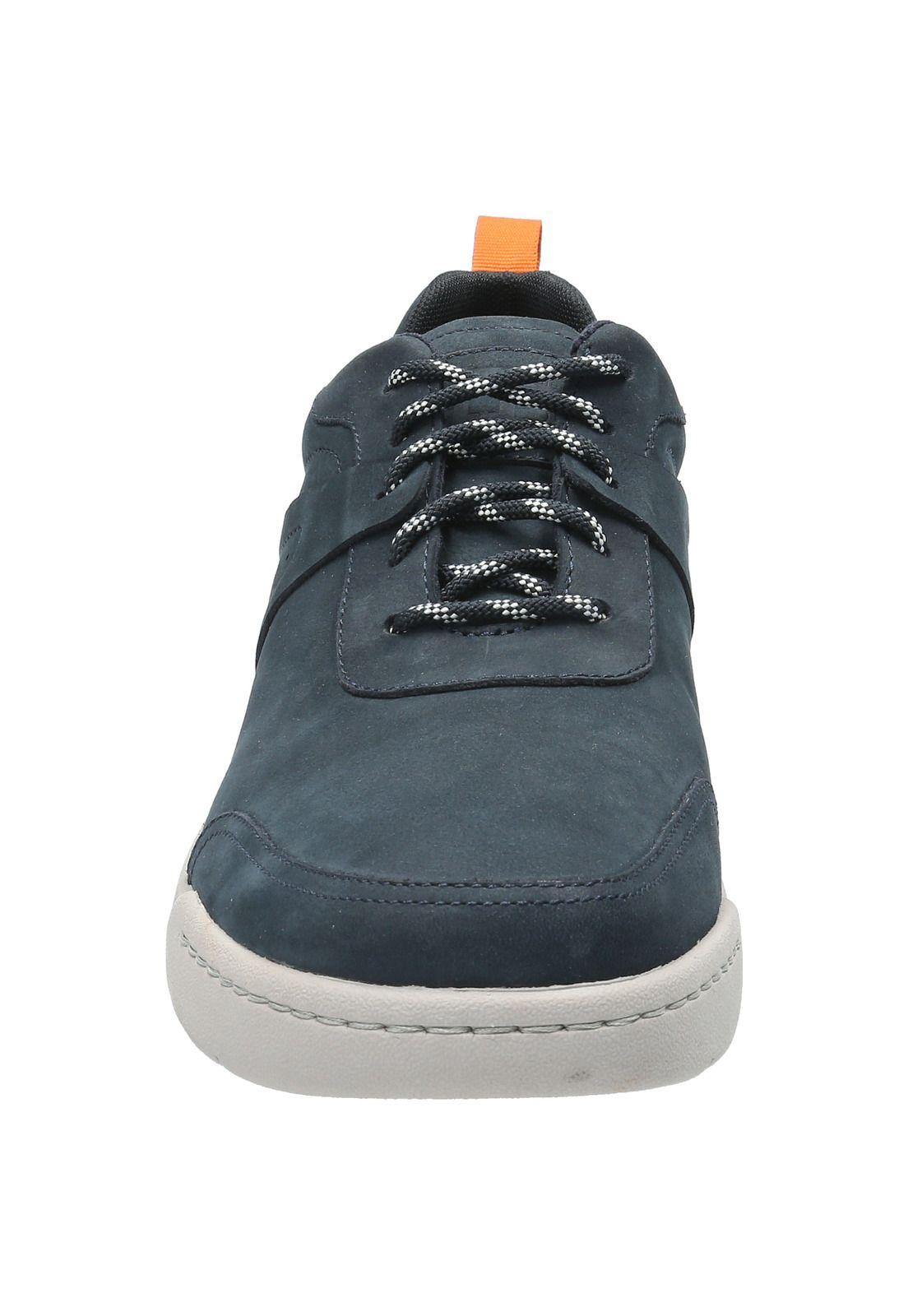 Zapatilla Cuero Hombre Molt Azul-3