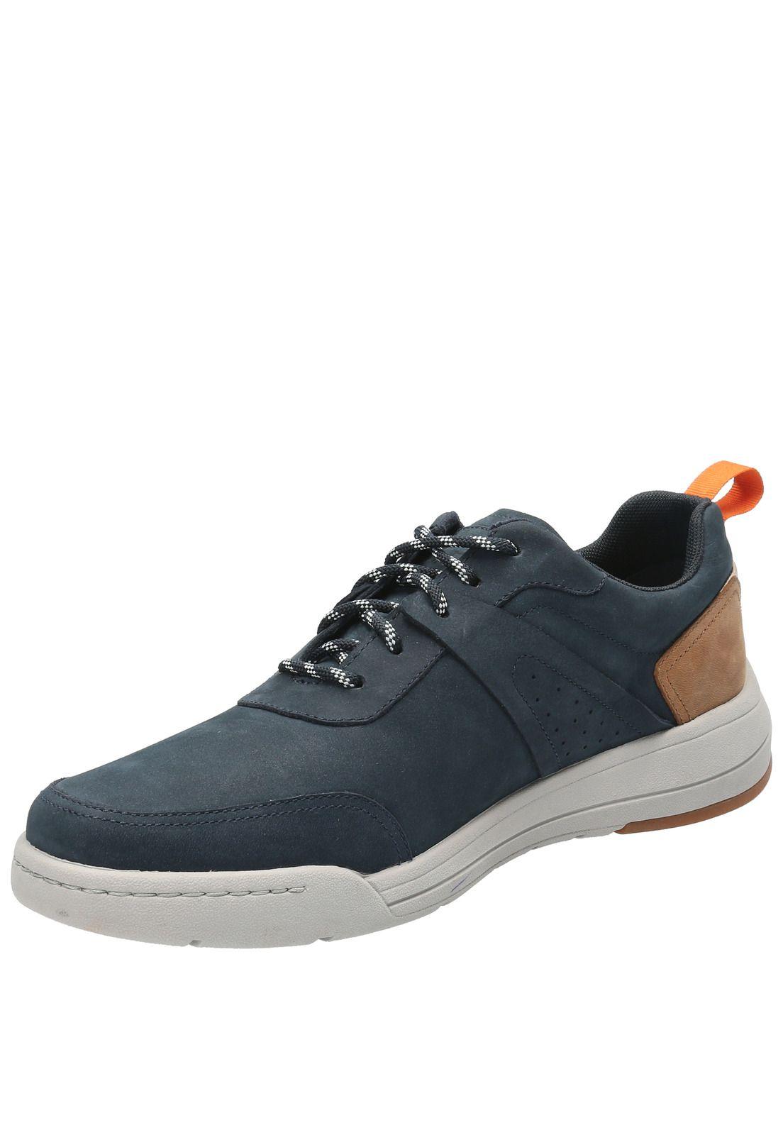 Zapatilla Cuero Hombre Molt Azul-4