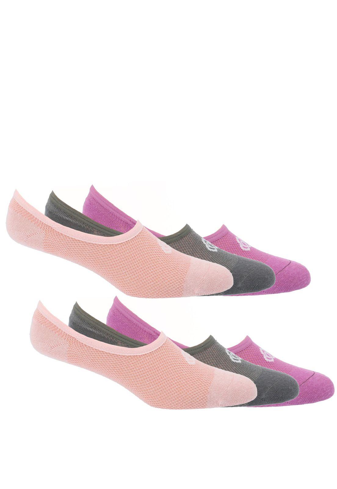 Calcetín Mujer Pack 6 No Show Perfor Multicolor-0