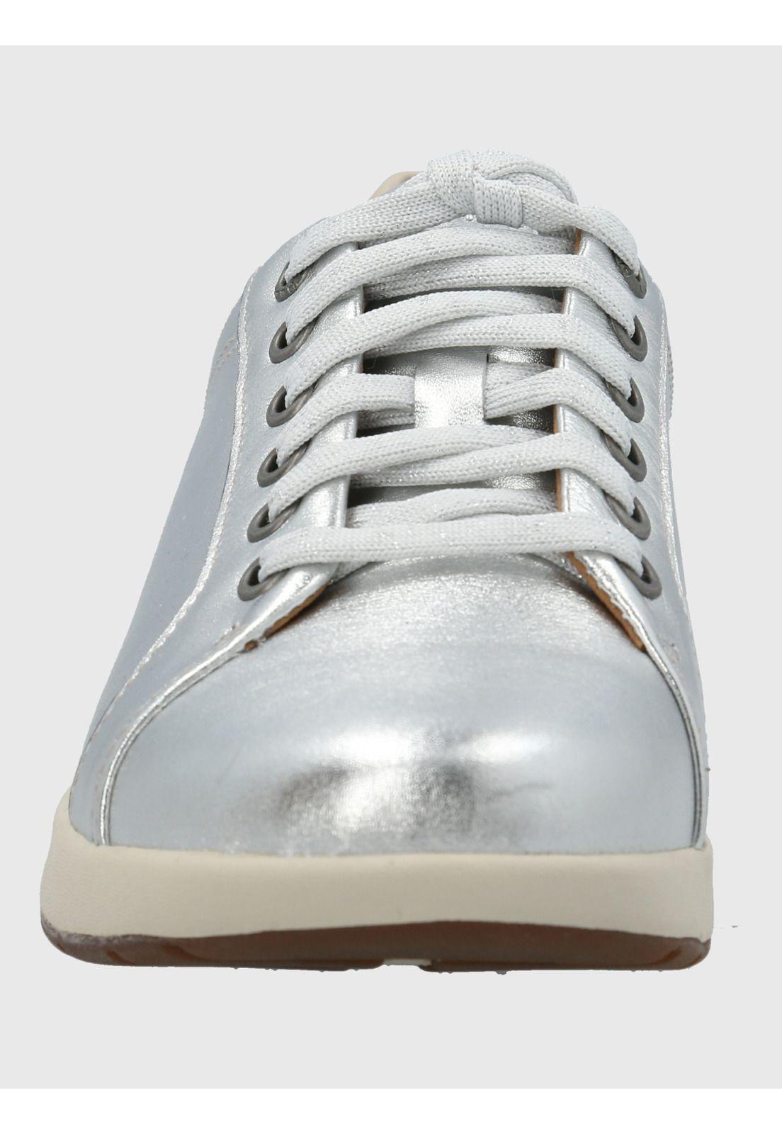 Zapatilla Cuero Mujer Spinal Laceup Metal-3