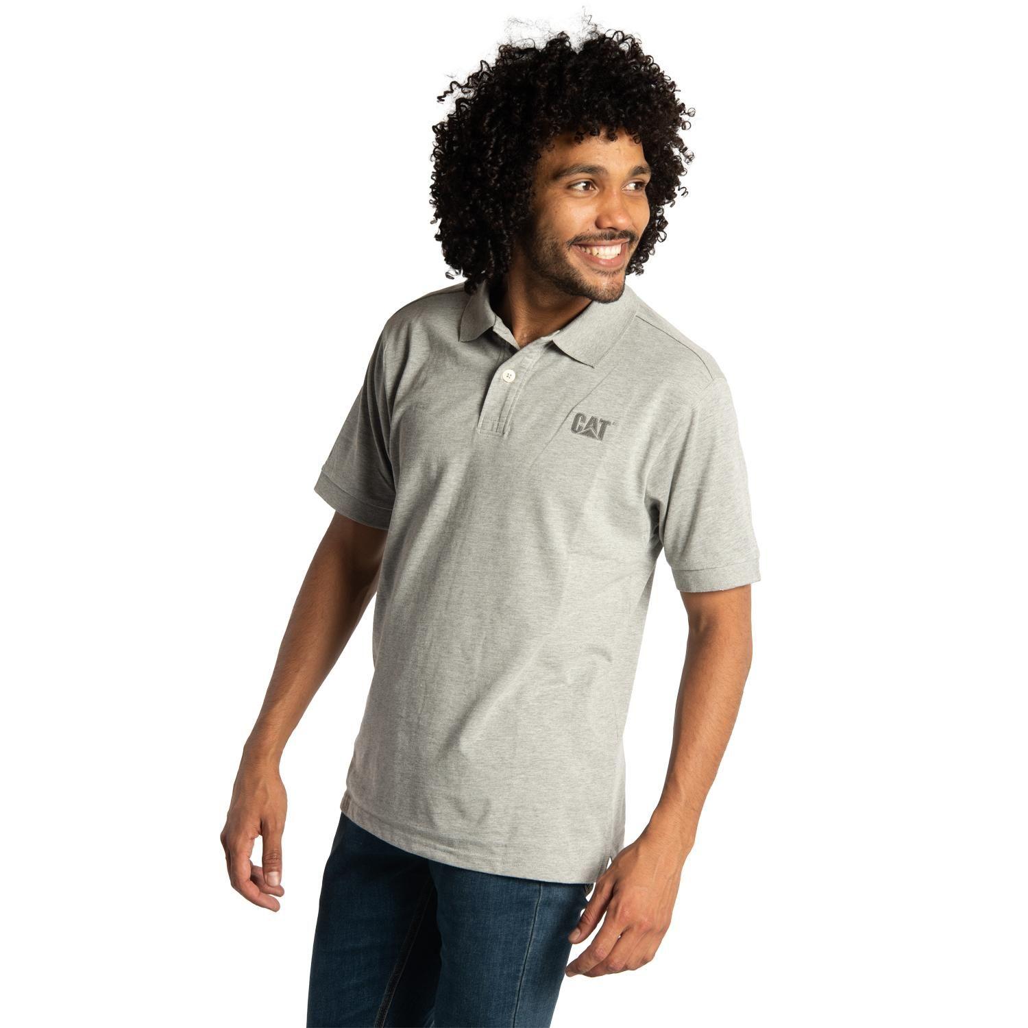 Polera Polo Hombre Fdtn Jersey Knit Pol Gris-0