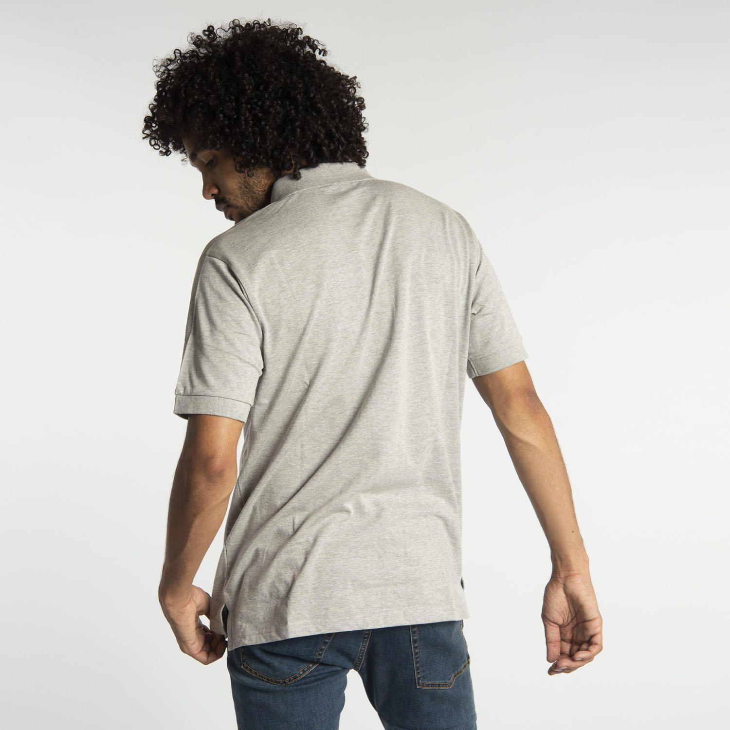 Polera Polo Hombre Fdtn Jersey Knit Pol Gris-2