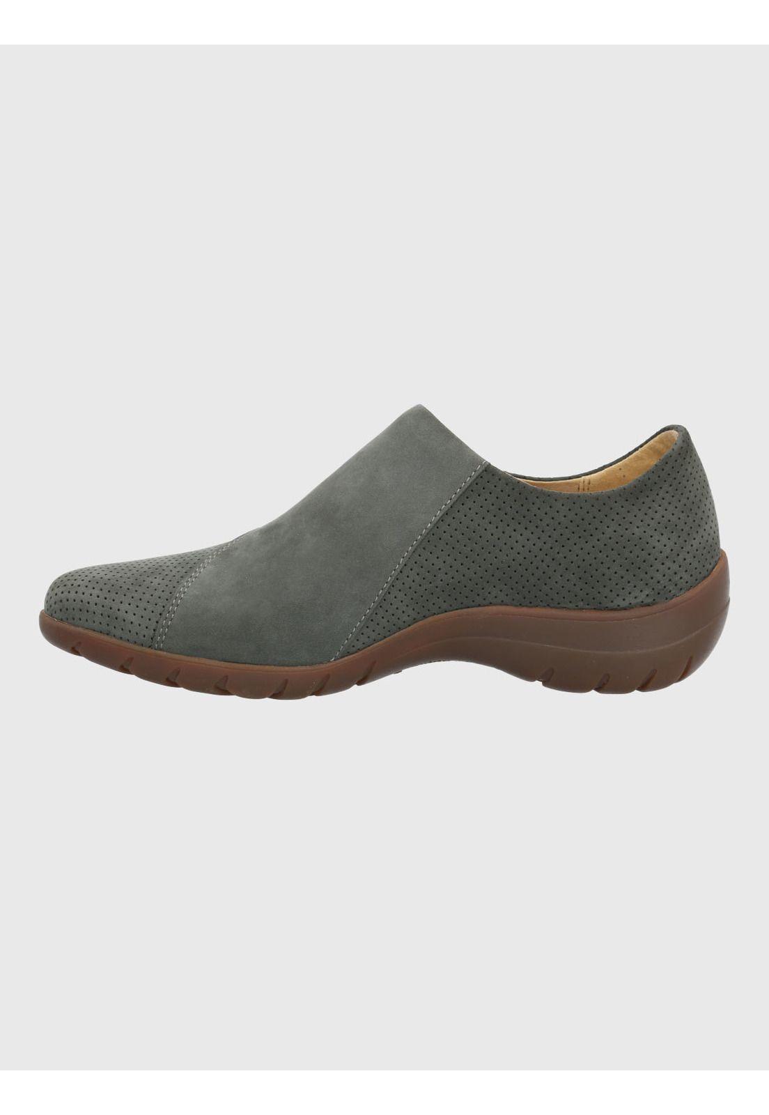 Zapato Mujer Cuero Albi Gris-5