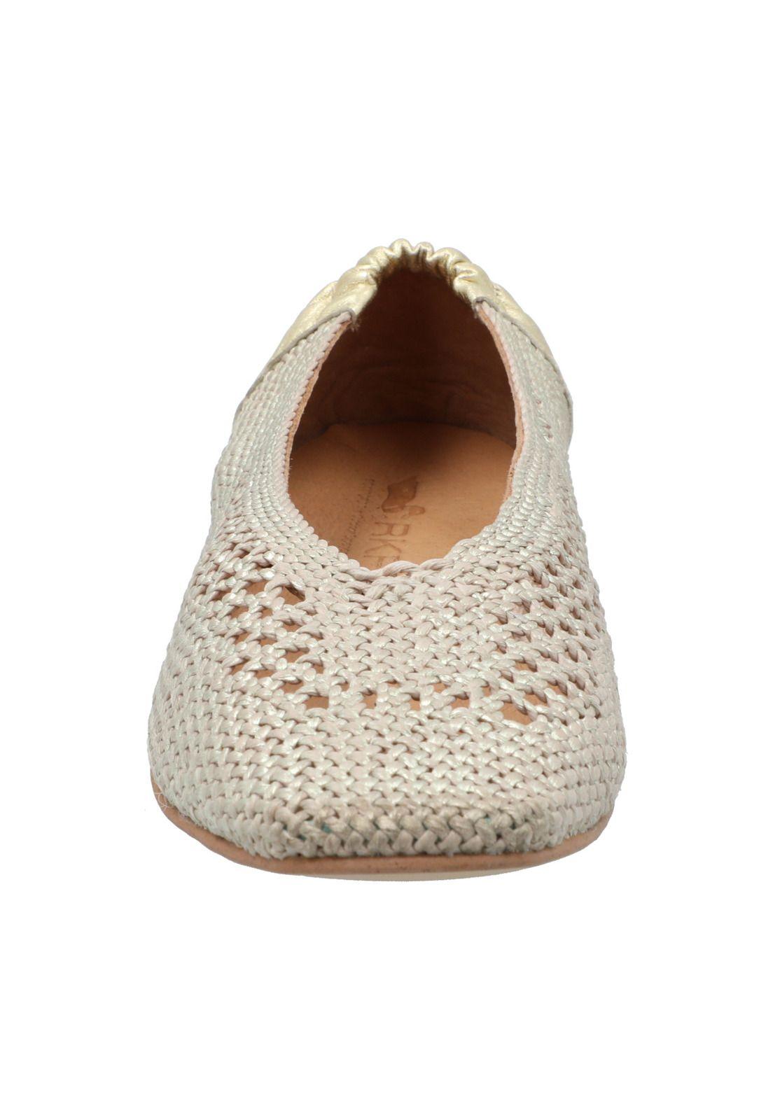 Zapato Rafia Mujer Freda Amarillo-3