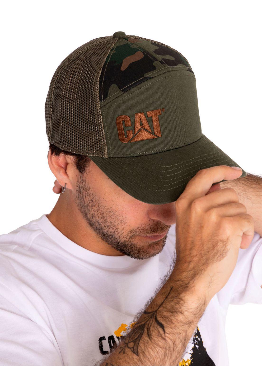 Jockey Hombre Logo 7-Panel Mesh Back Verde-0