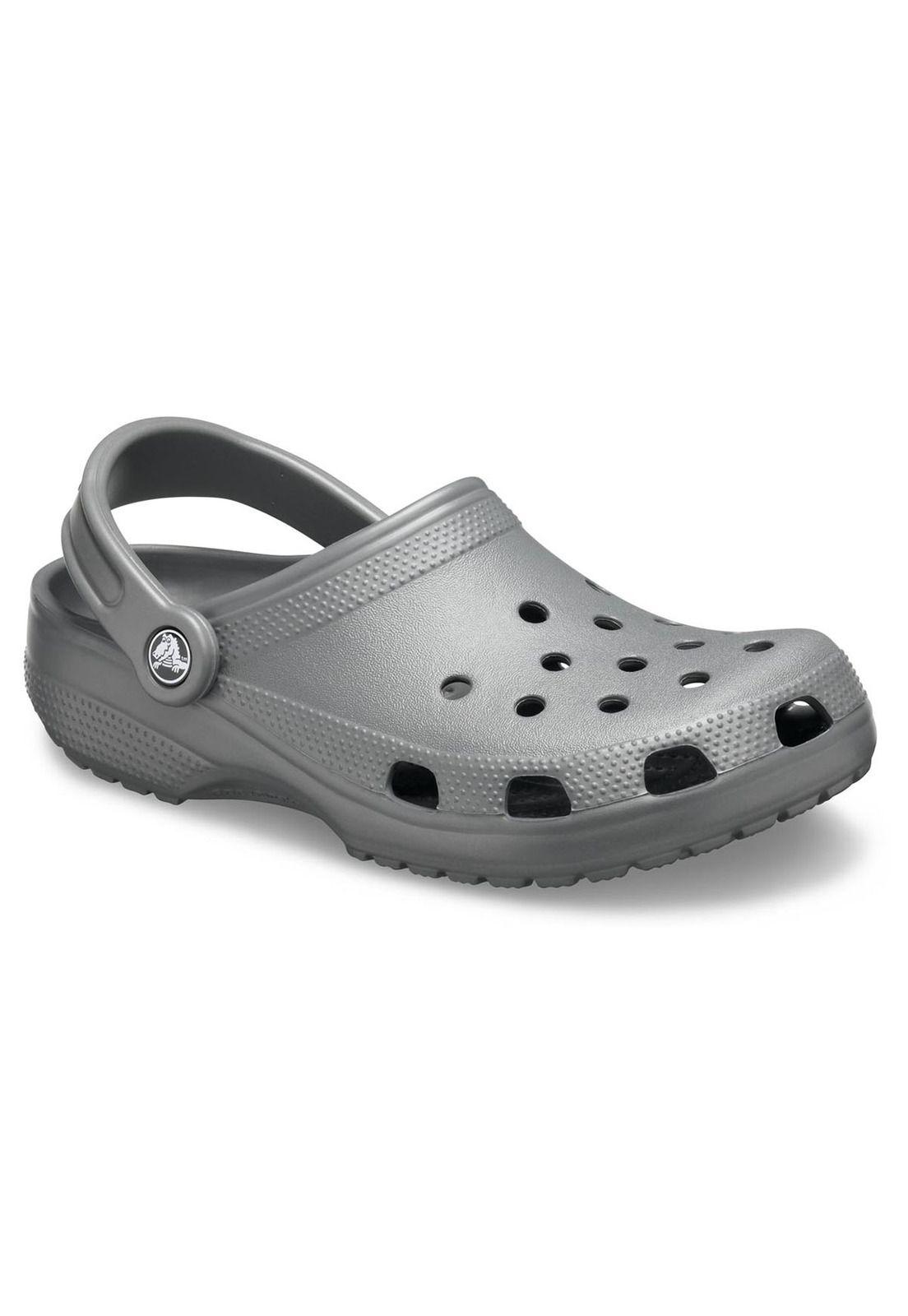 Zueco Crocs Hombre Classic Clog Gris-6