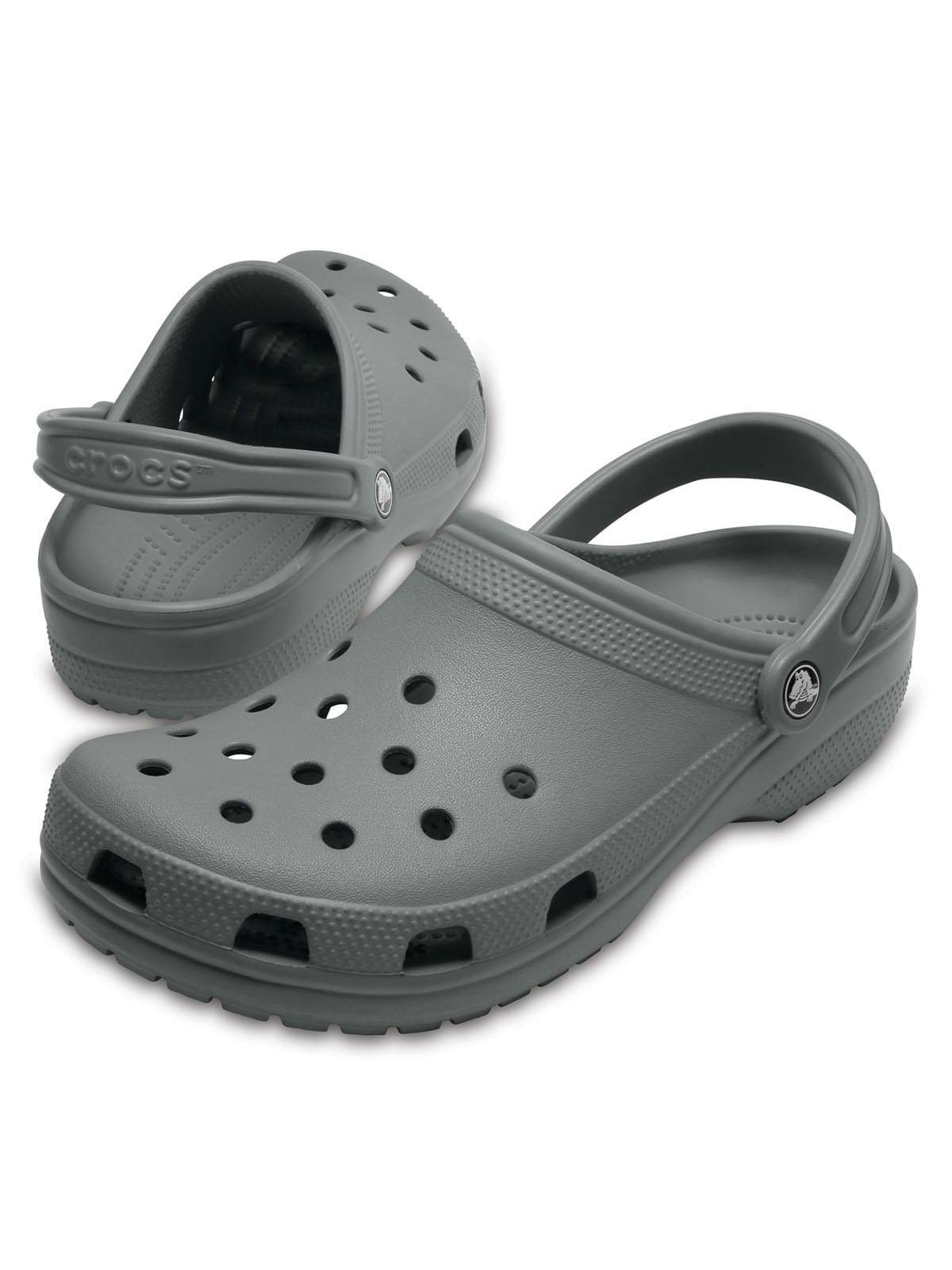 Zueco Crocs Hombre Classic Clog Gris-4