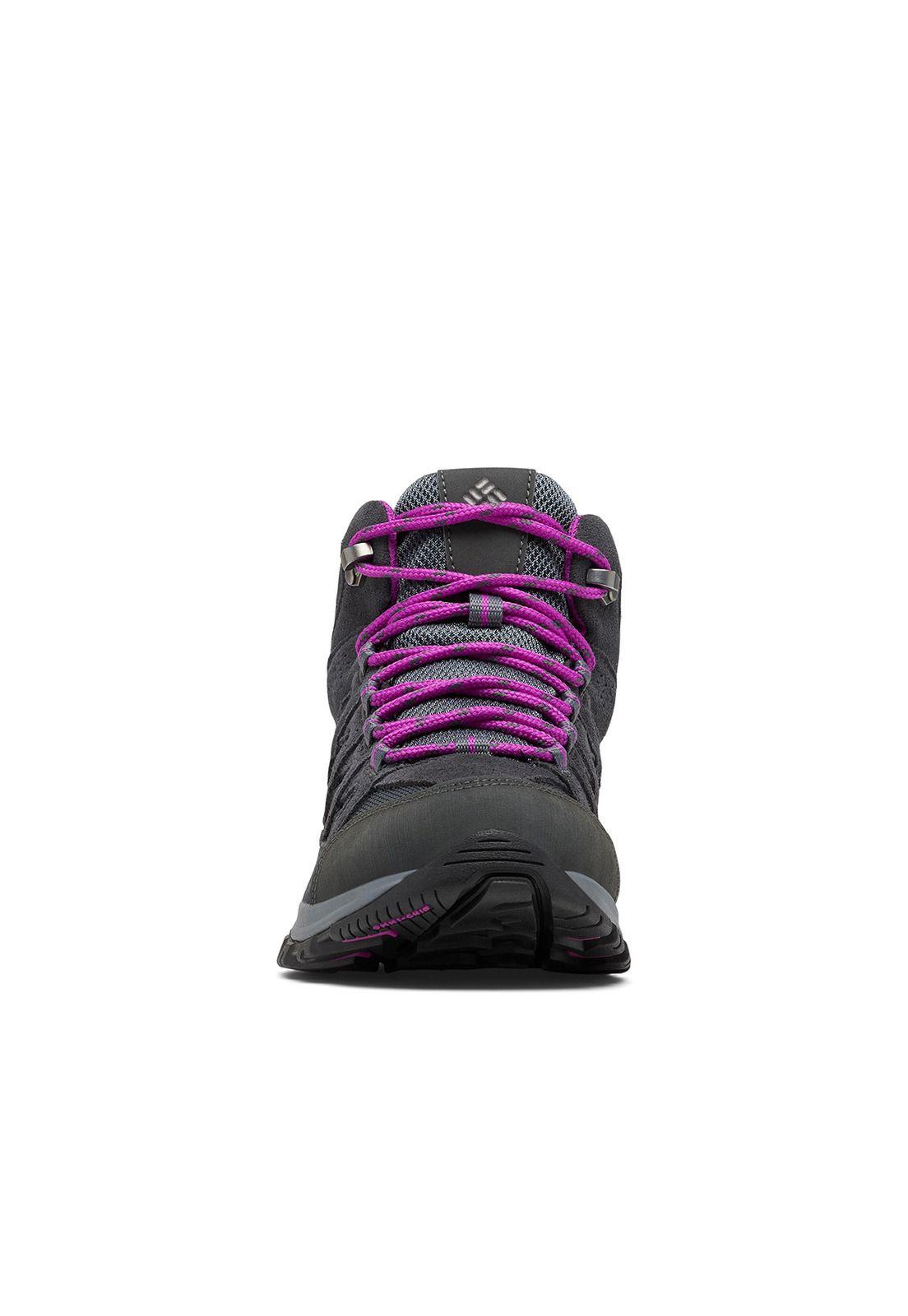 Botín Mujer Crestwood Mid Waterproof Gris-1