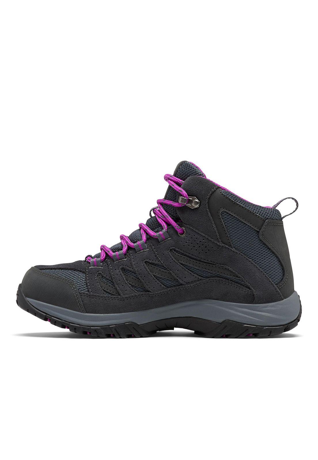 Botín Mujer Crestwood Mid Waterproof Gris-4
