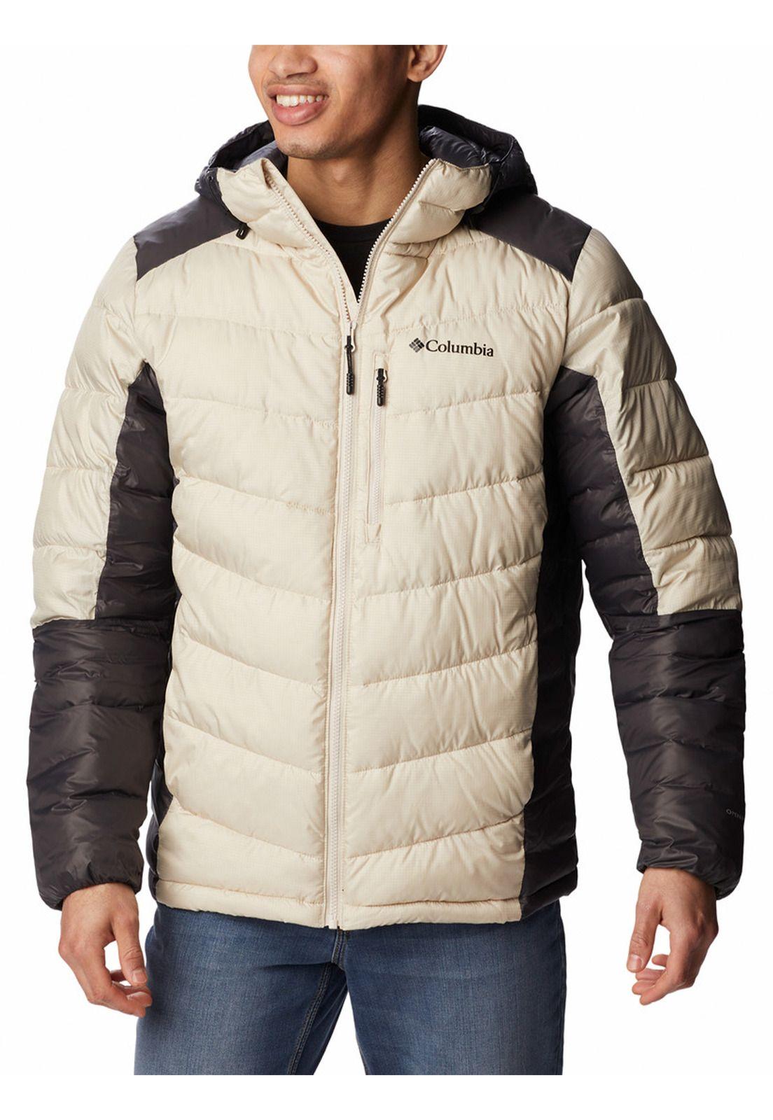 Chaqueta Hombre Labyrinth Loop Hooded Crema-0