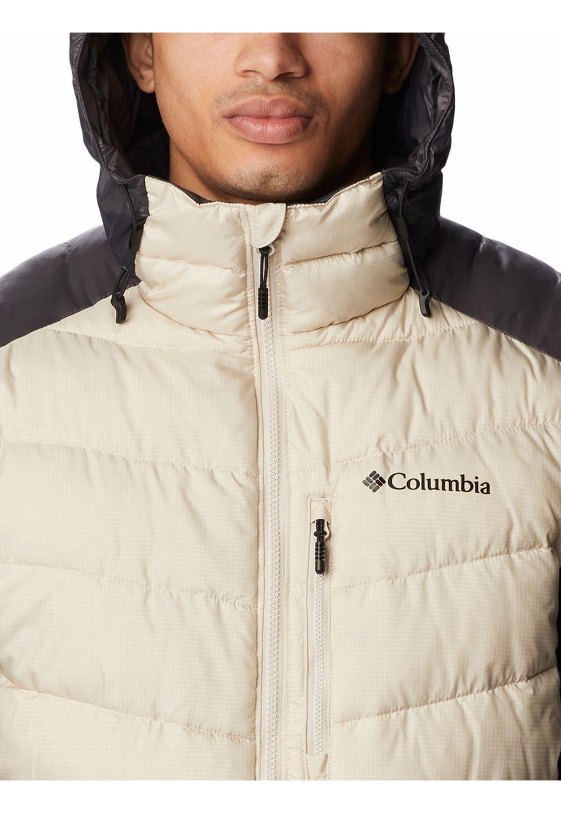 Chaqueta Hombre Labyrinth Loop Hooded Crema-3