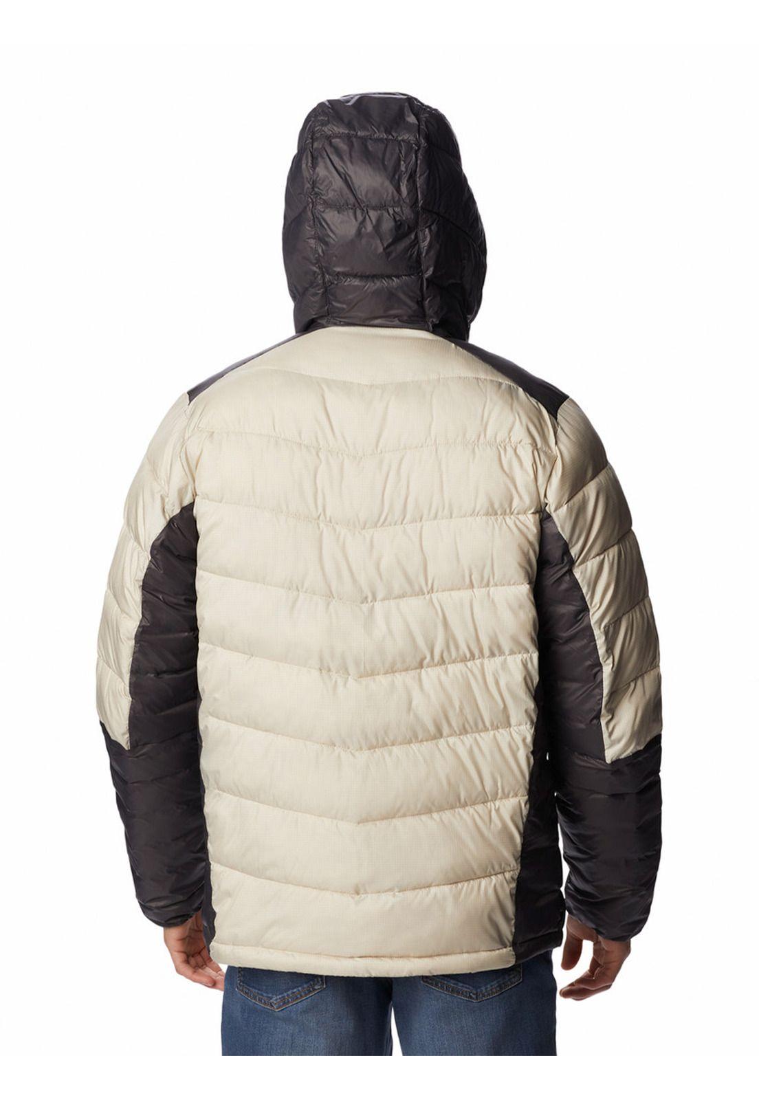 Chaqueta Hombre Labyrinth Loop Hooded Crema-7