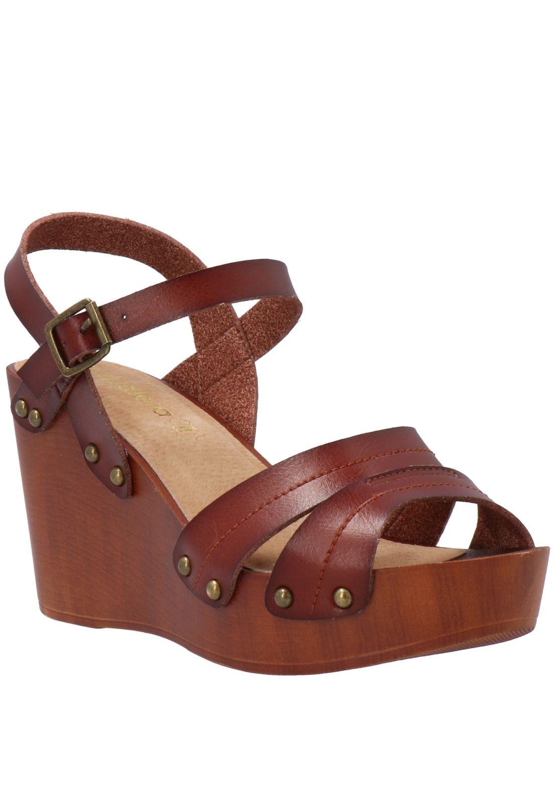 Sandalia Mujer Tara Café-0