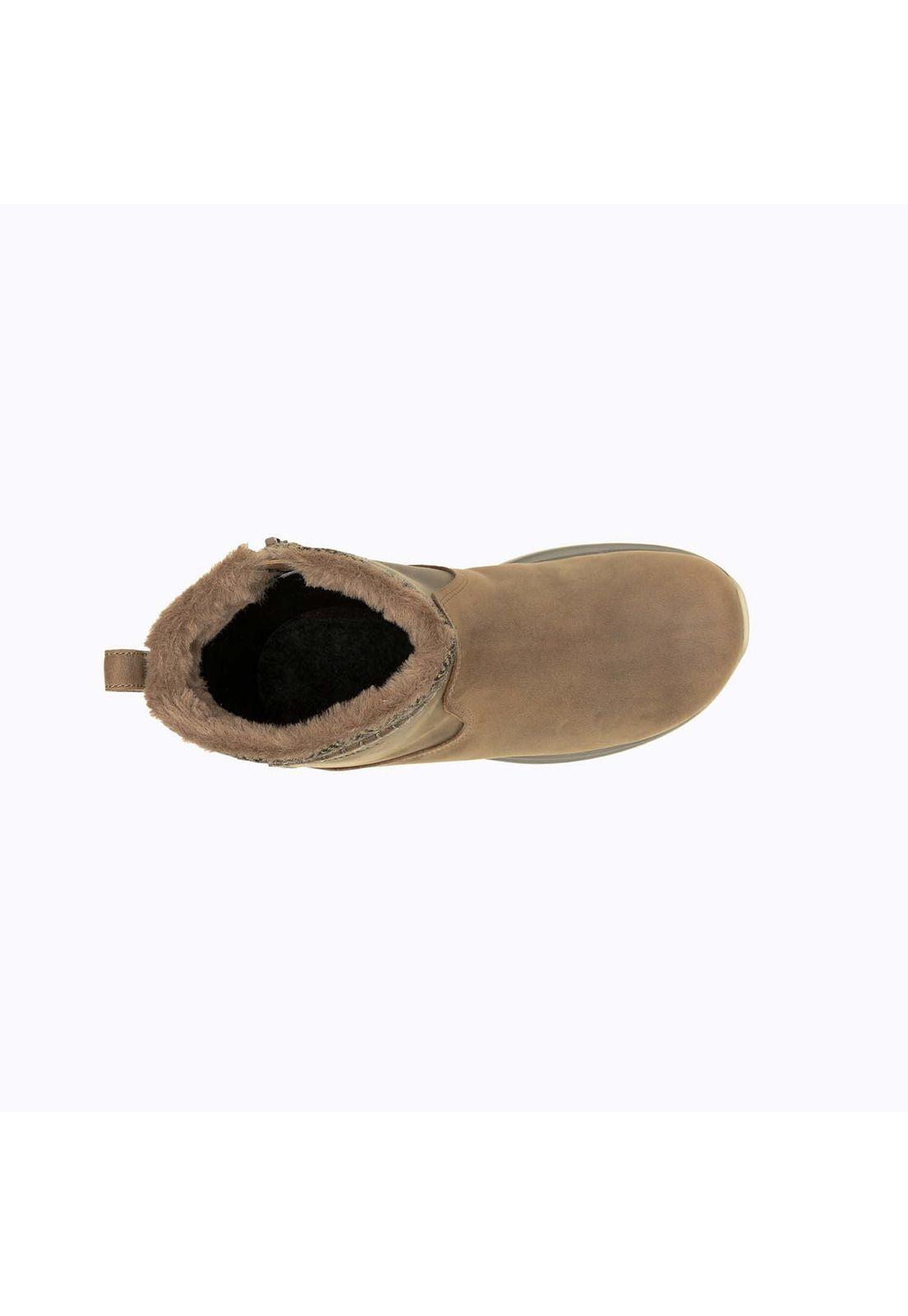 Botin Mujer Encore Ice 5 Zip Café-5