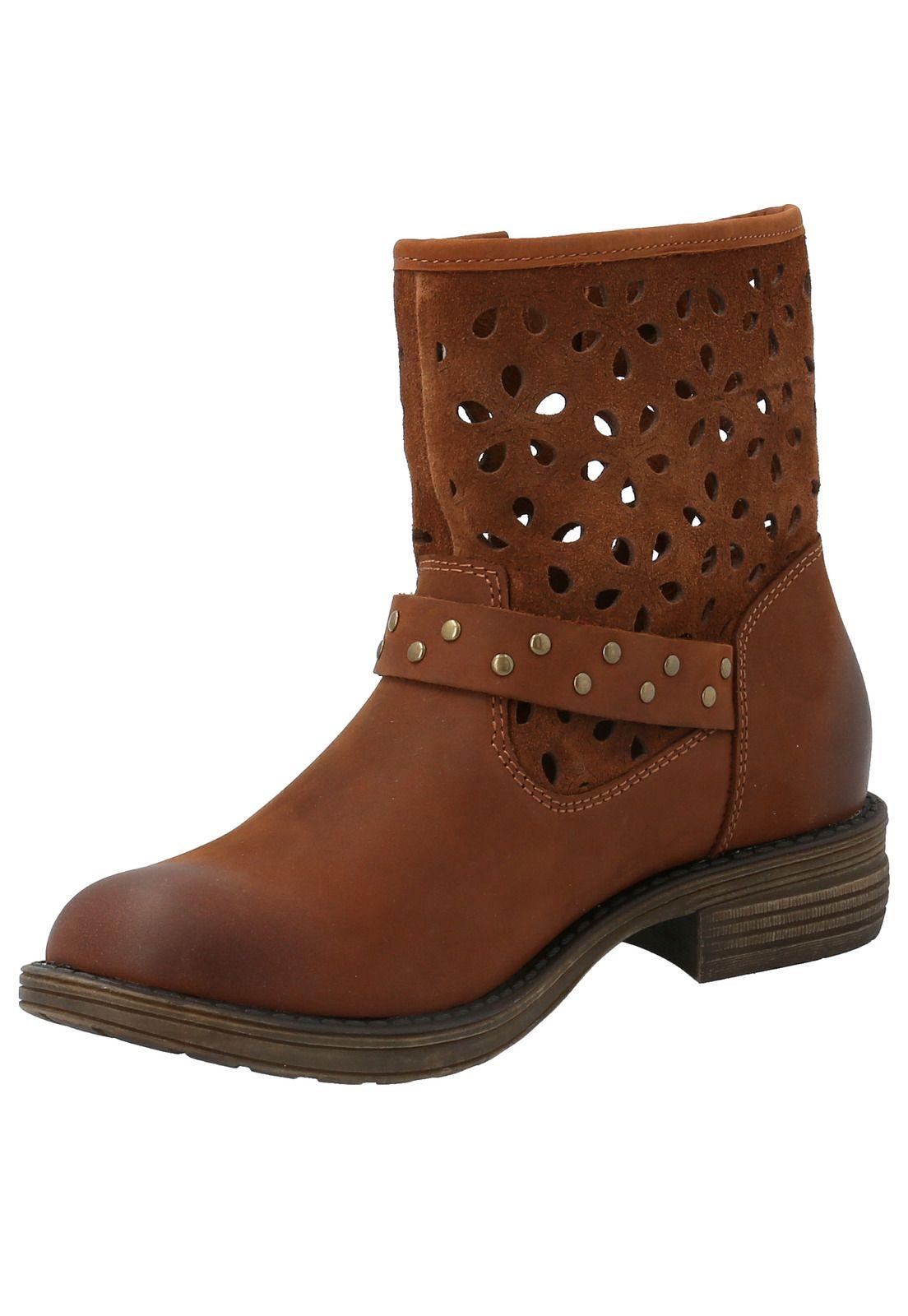 Botin Cuero Primrose Café Mujer Rockford-3