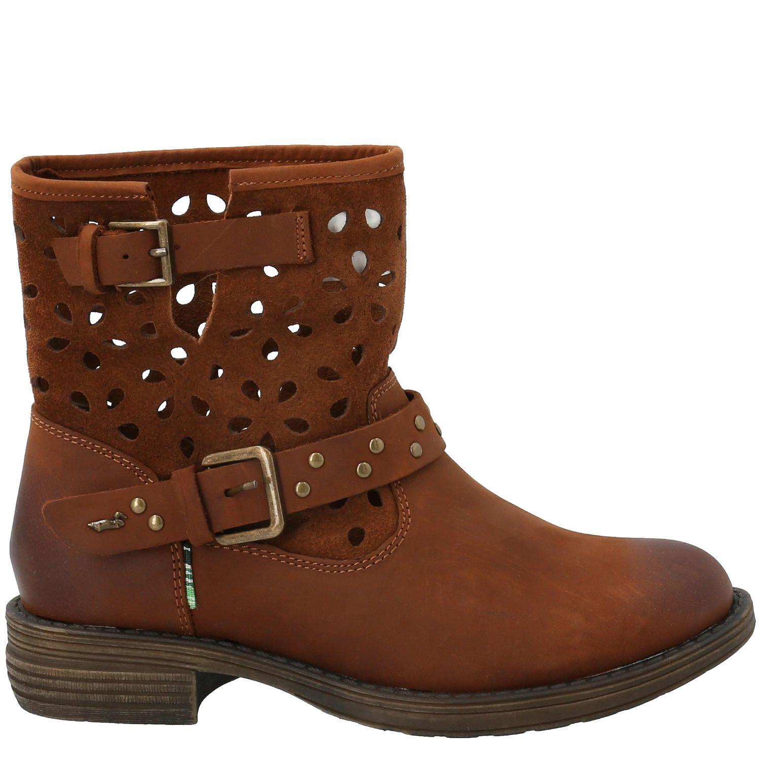 Botin Cuero Primrose Café Mujer Rockford-1