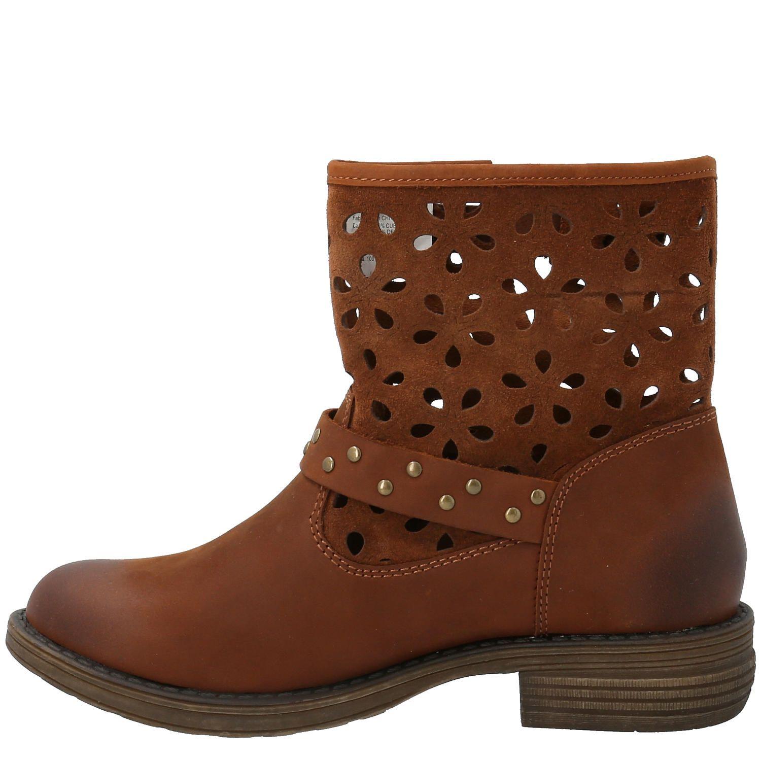 Botin Cuero Primrose Café Mujer Rockford-4