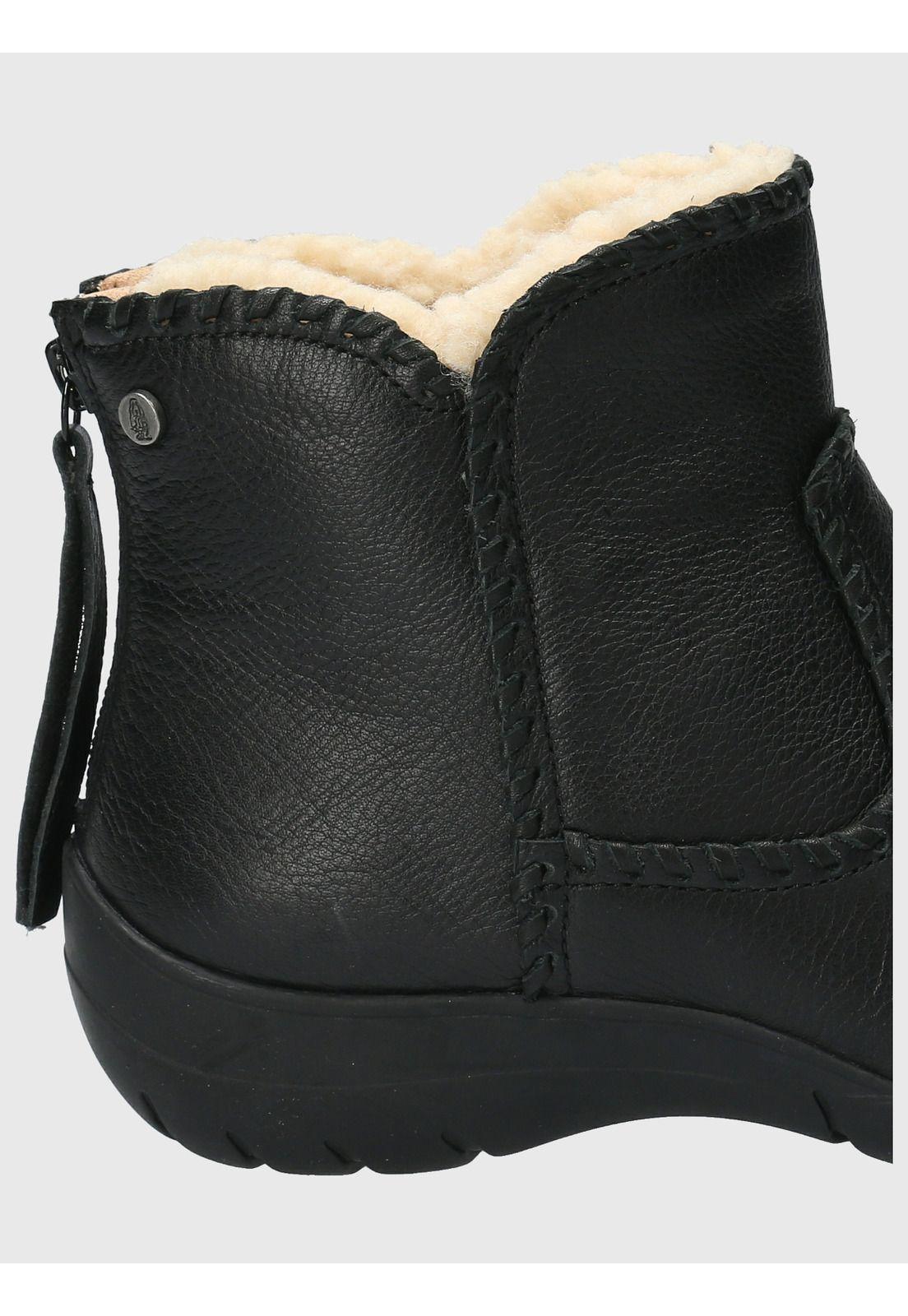 Botin Cuero Mujer Orla Negro-8