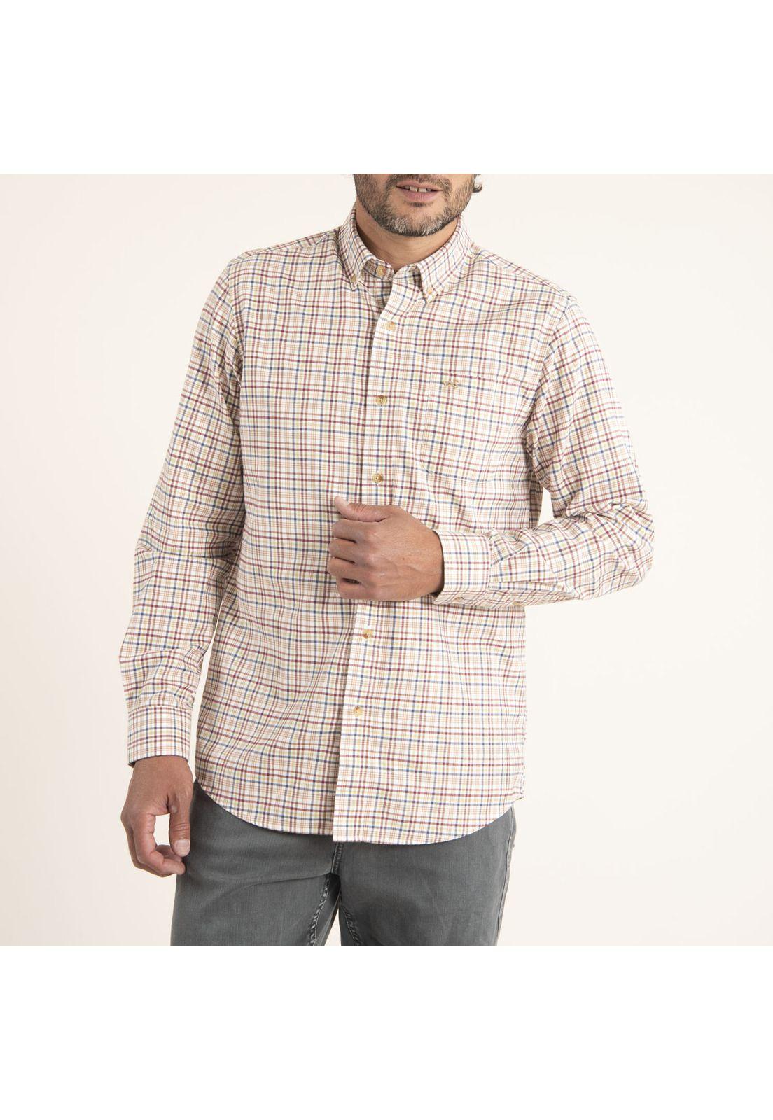 Camisa Hombre Algodón Org Viyellabut Terracota-1