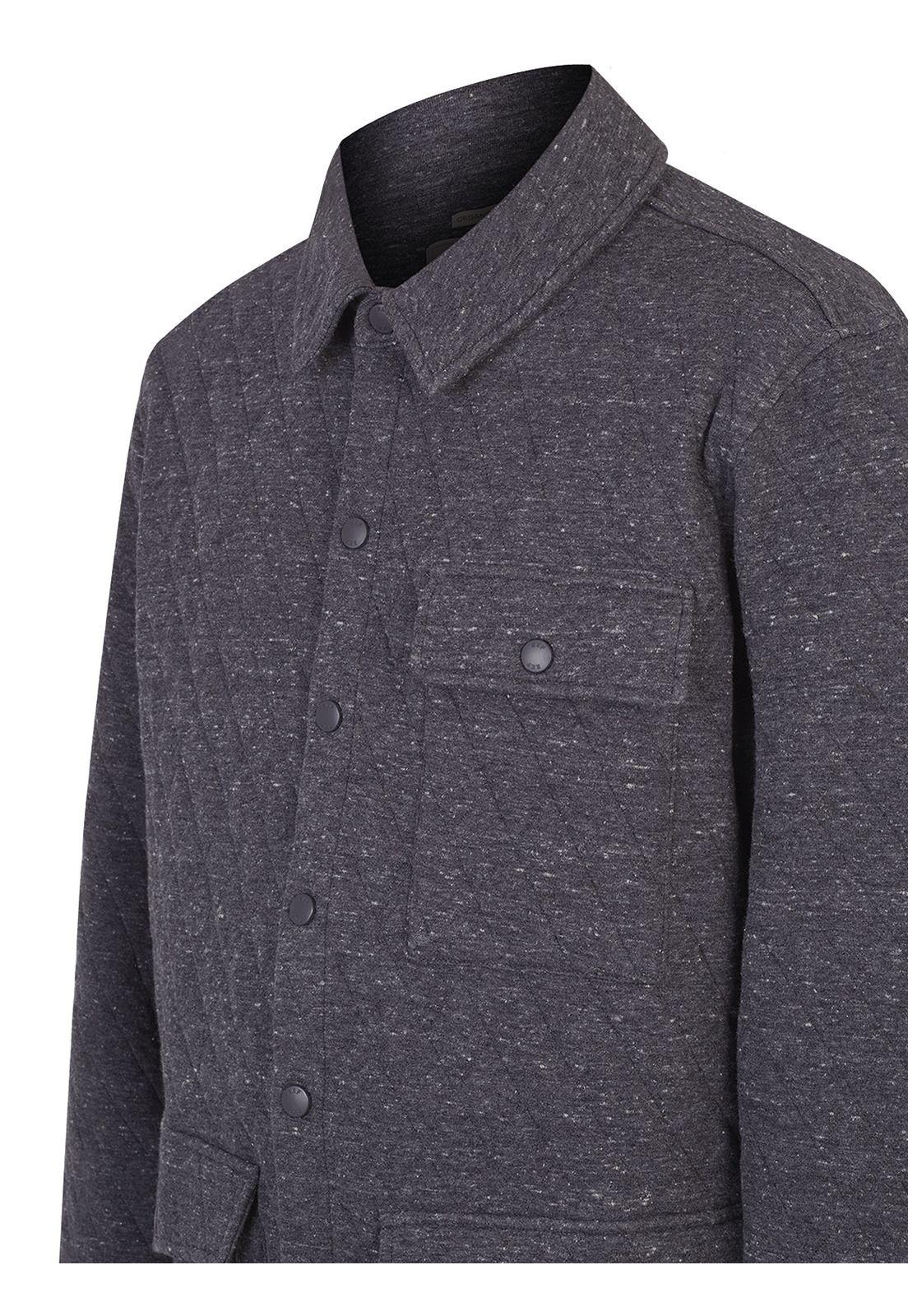Polerón Fibras Reciclada Hombre Burgofull Gris-3