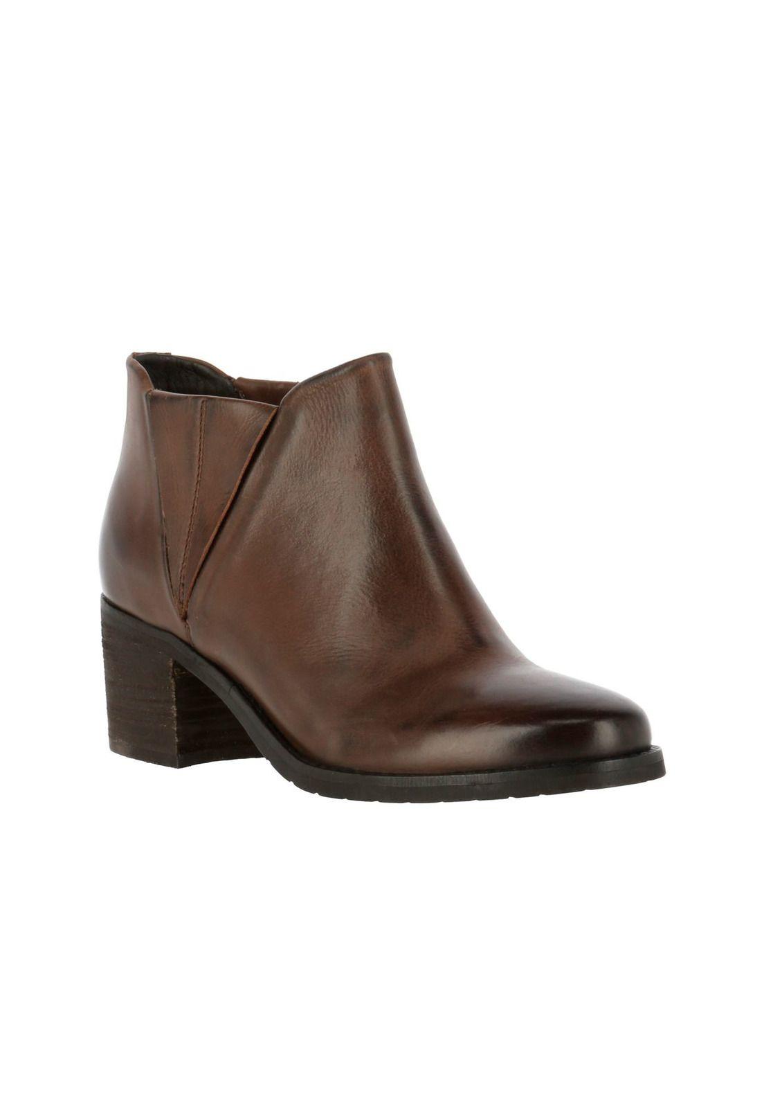 Botin Cuero Cherry Dk Brown-0