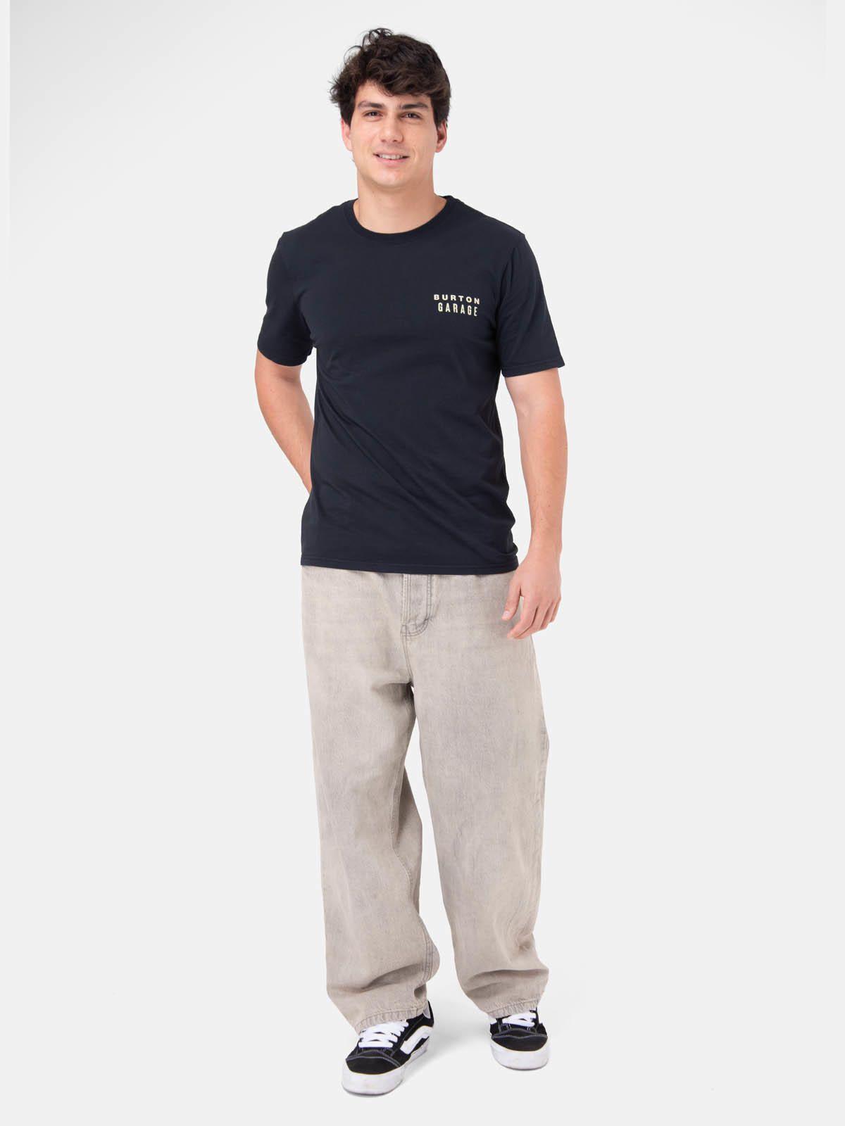Polera M/C Hombre Trace Gris -5