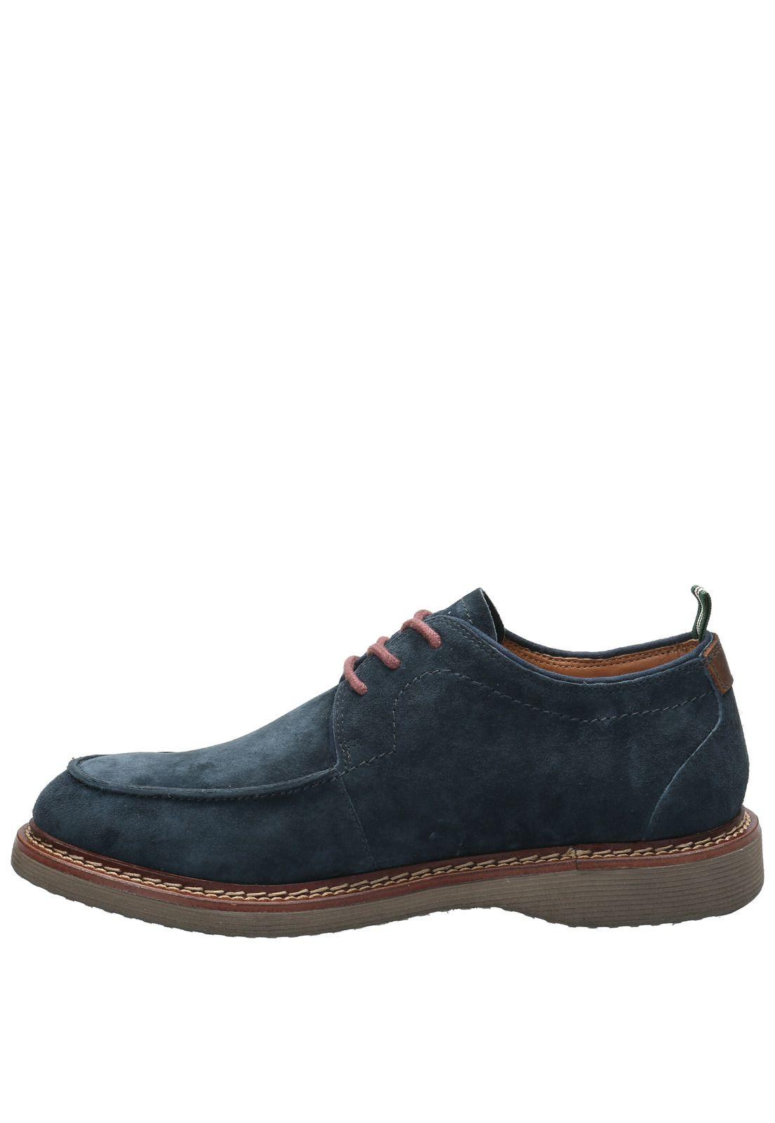 Zapato Cuero Hombre Neson Azul-5