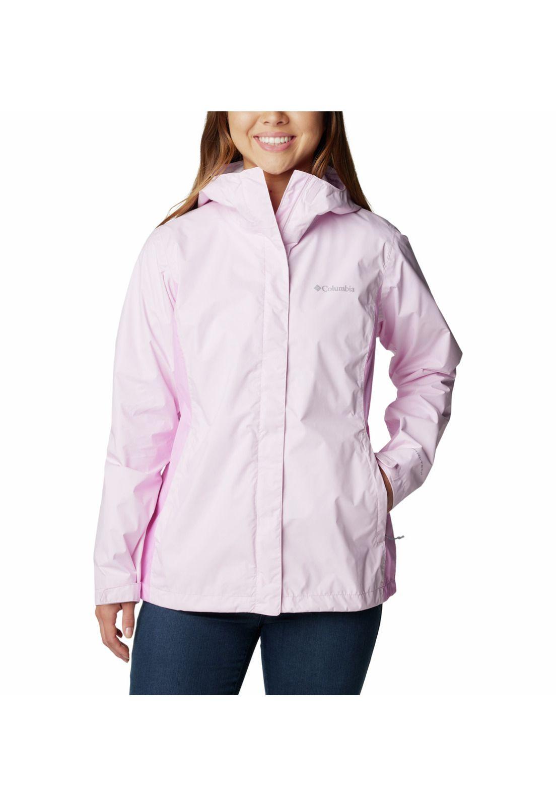 Cortaviento impermeable Mujer Arcadia II Rosa-0